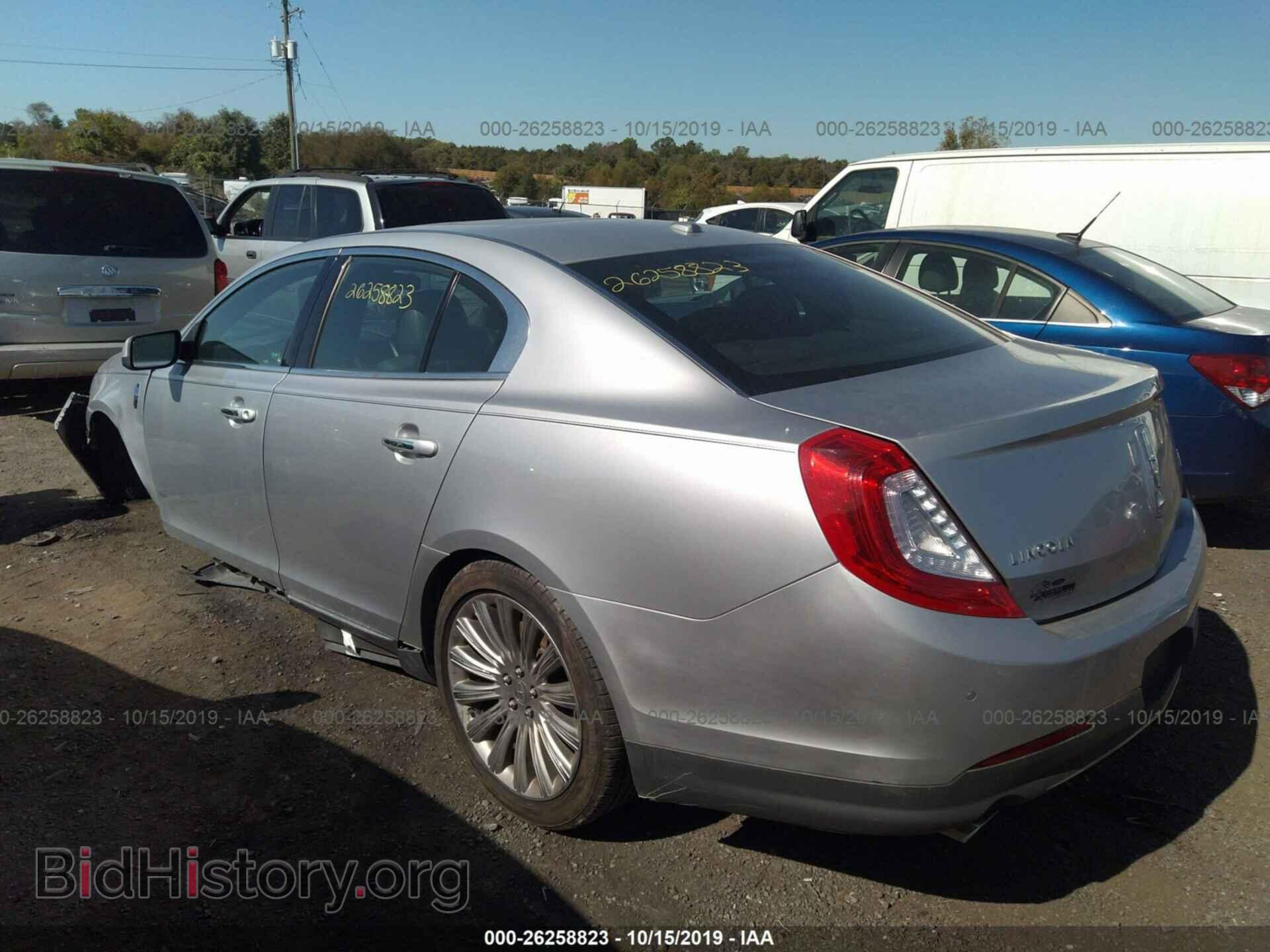 2013 LINCOLN MKS - VIN: 1LNHL9DK2DG617564 - Фото 3