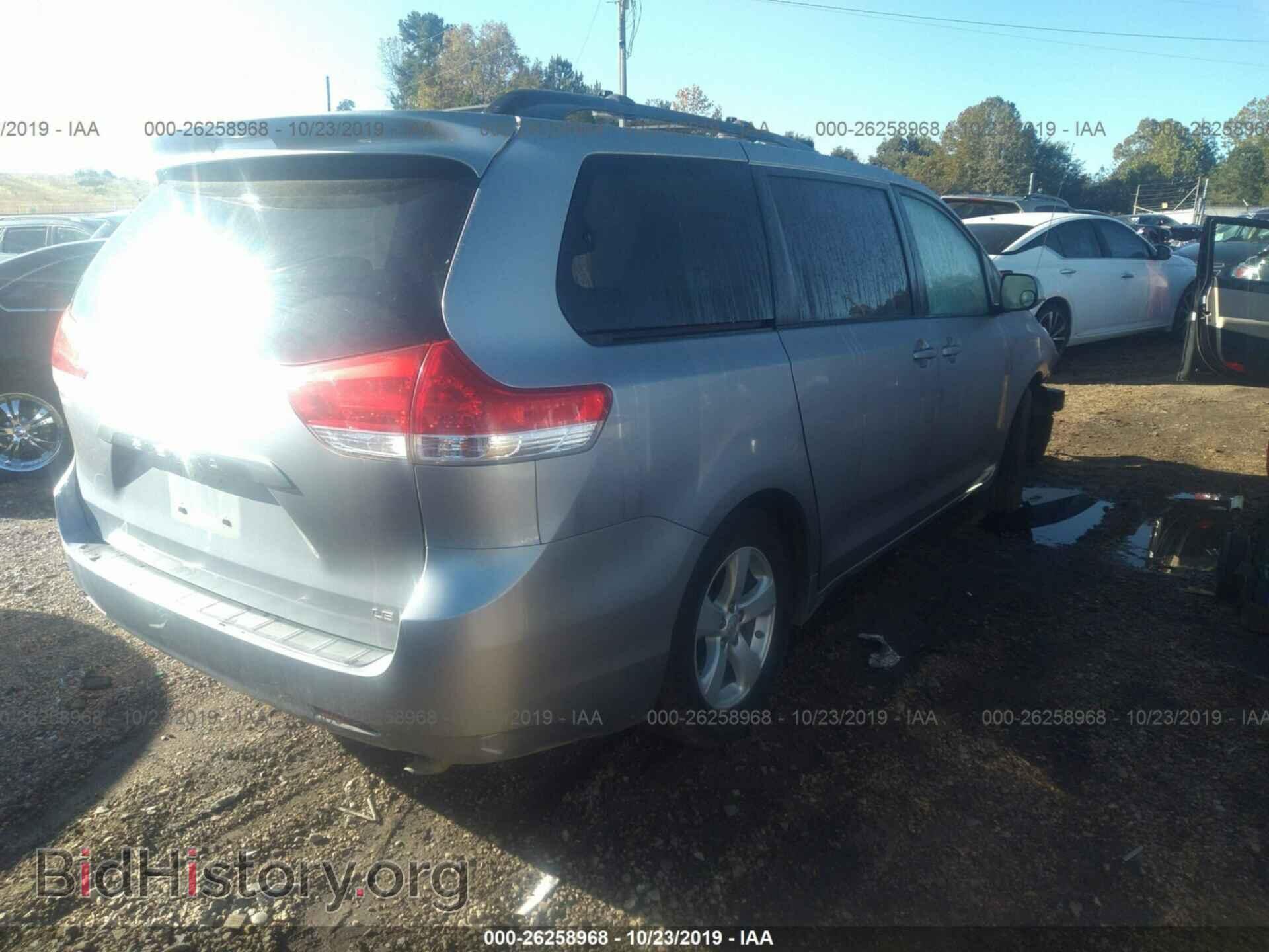 2012 TOYOTA SIENNA - VIN: 5TDKK3DC4CS192789 - Фото 4