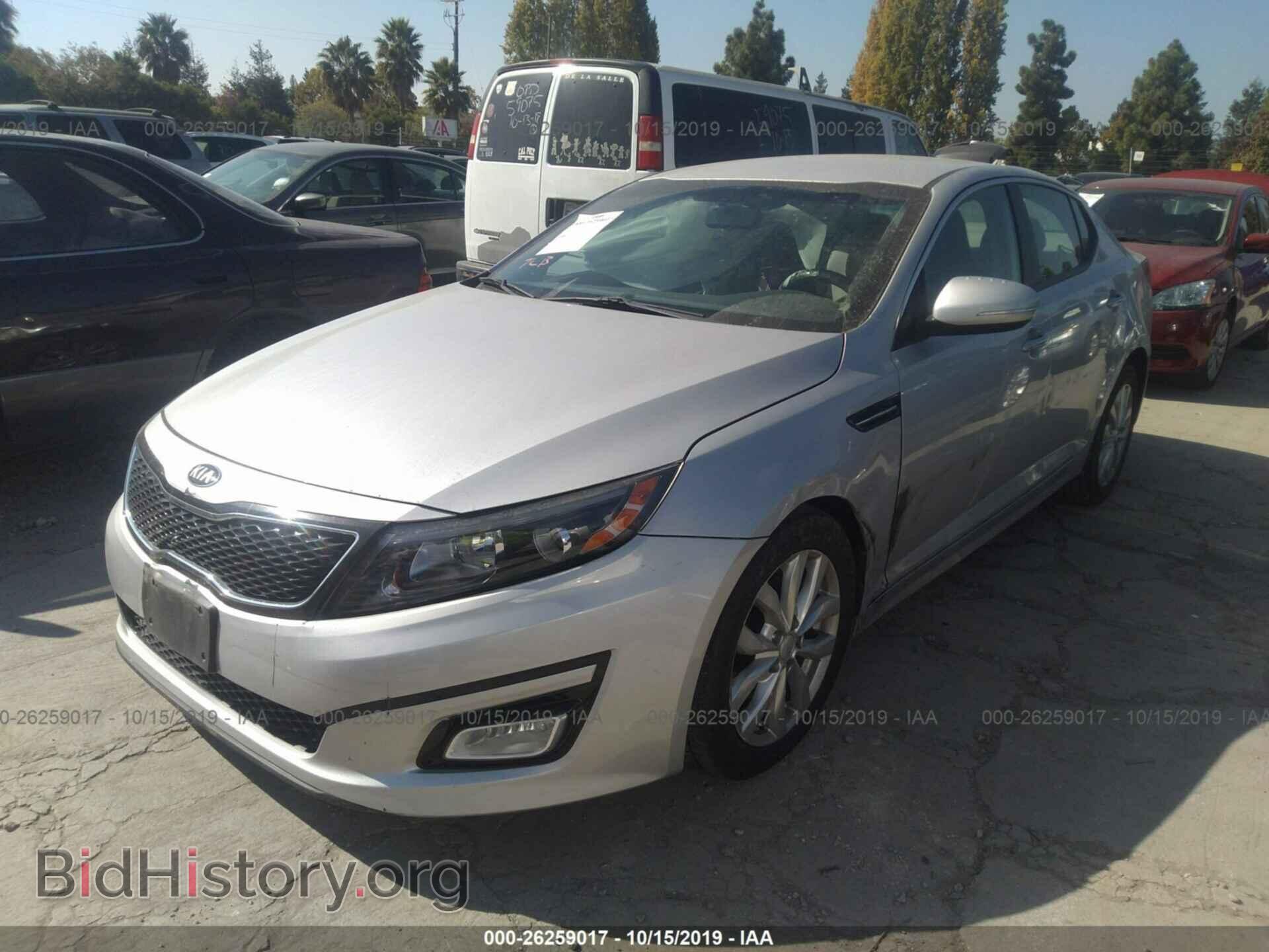 2014 KIA OPTIMA - VIN: 5XXGM4A79EG343319 - Фото 2