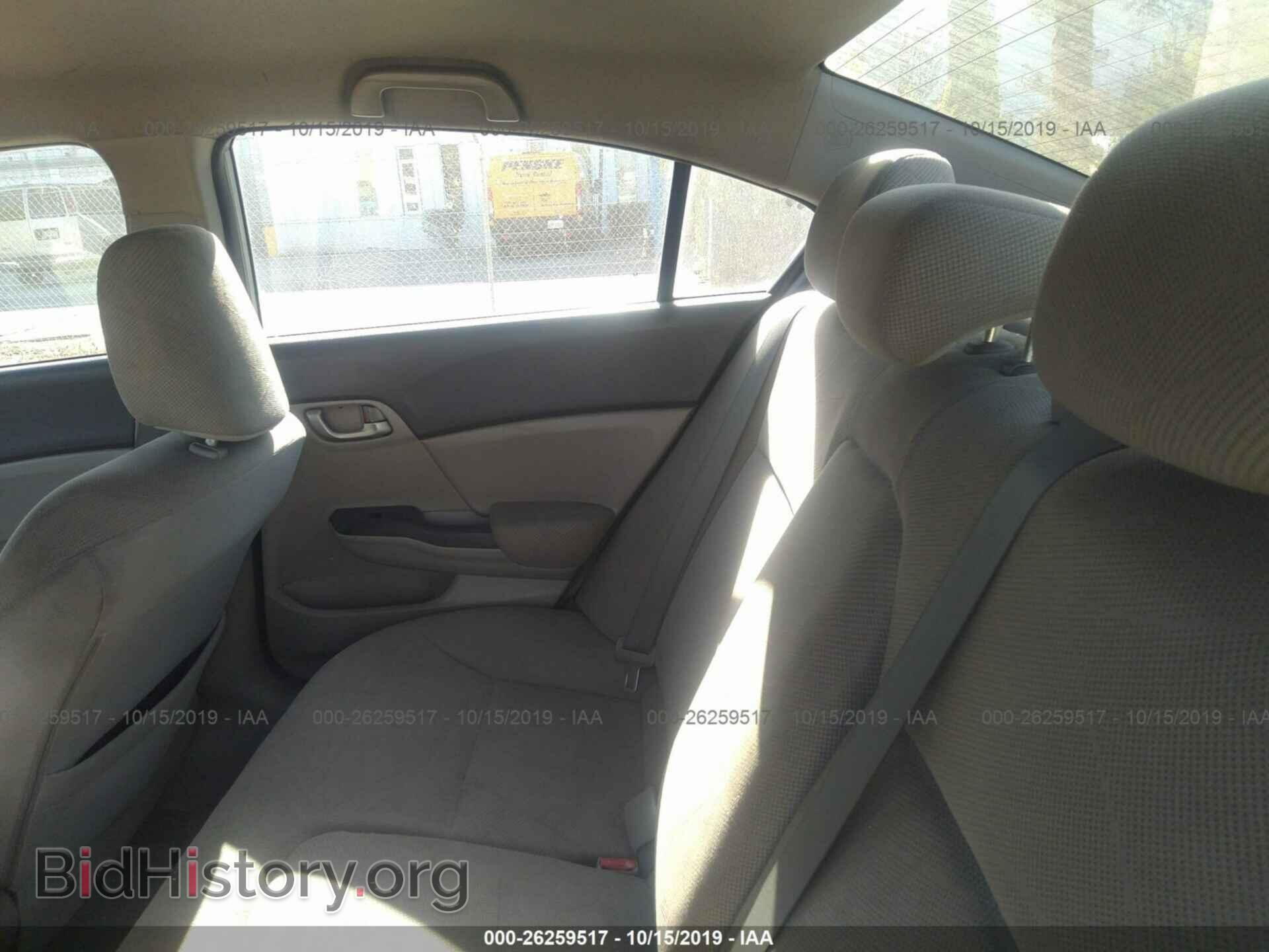2012 HONDA CIVIC - VIN: 19XFB2F55CE309722 - Photo 8
