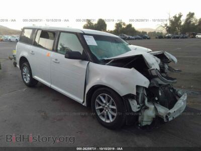 2014 Ford FLEX SE, white — VIN 2FMGK5B89EBD07113, IAAI
