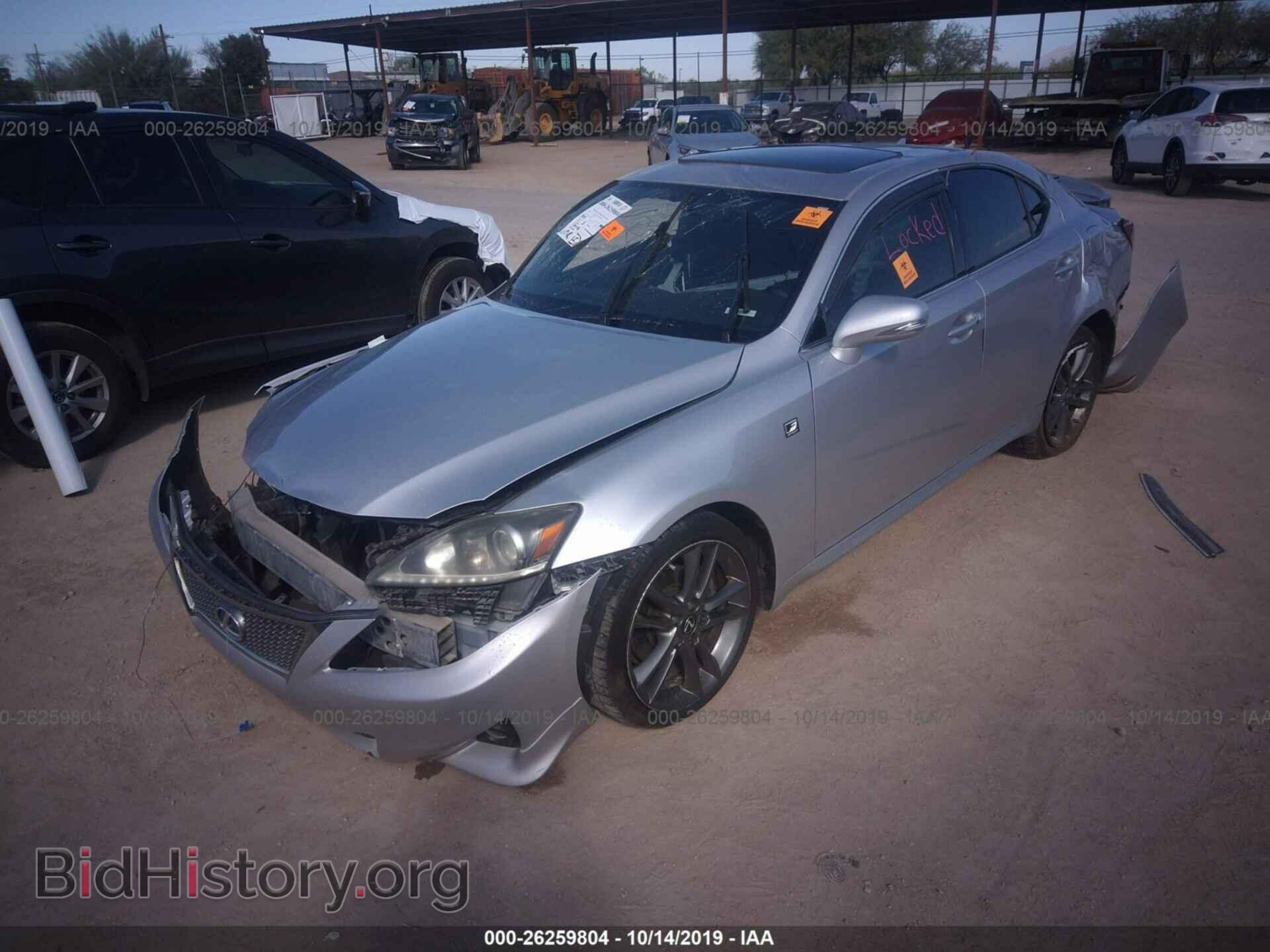 2011 LEXUS IS - VIN: JTHBF5C21B5150334 - Фото 2