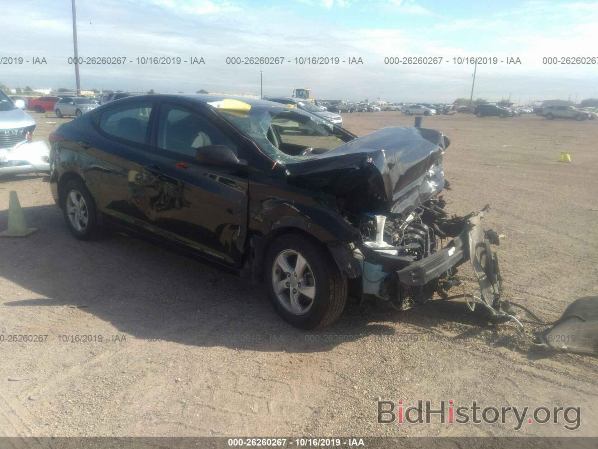 Photo 5NPDH4AEXEH485236 - HYUNDAI ELANTRA 2014