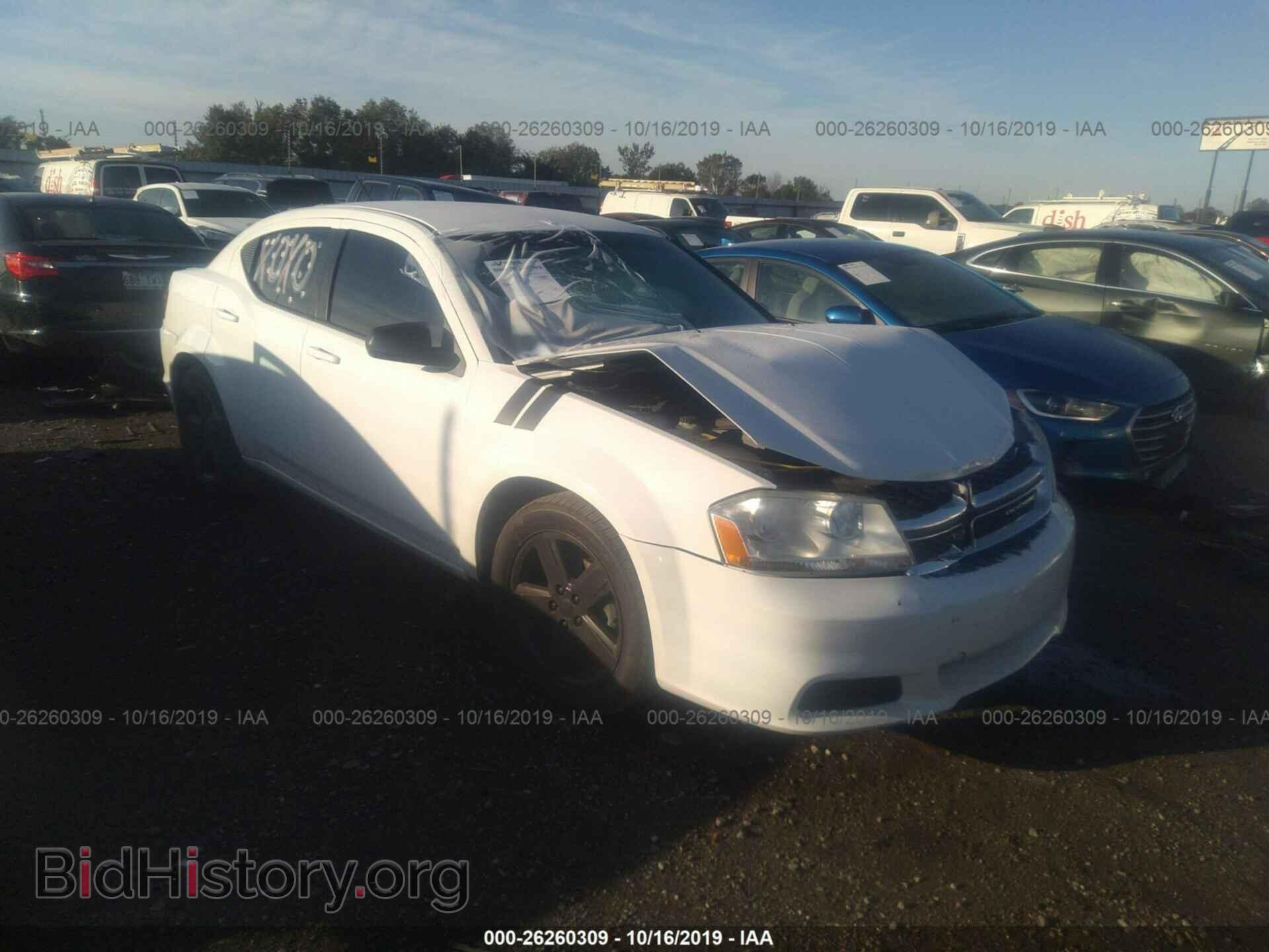 Photo 1C3CDZAB8DN516870 - DODGE AVENGER 2013