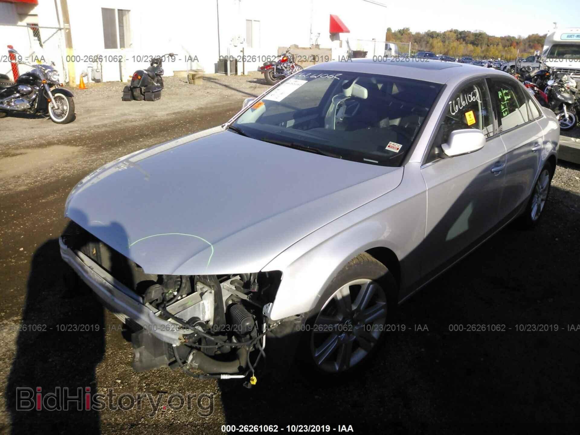 2012 AUDI A4 - VIN: WAUBFAFLXCN005550 - Фото 2