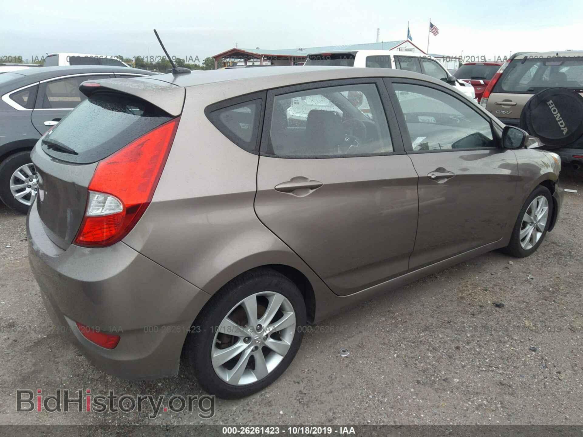 2012 HYUNDAI ACCENT - VIN: KMHCU5AE3CU038372 - Фото 4