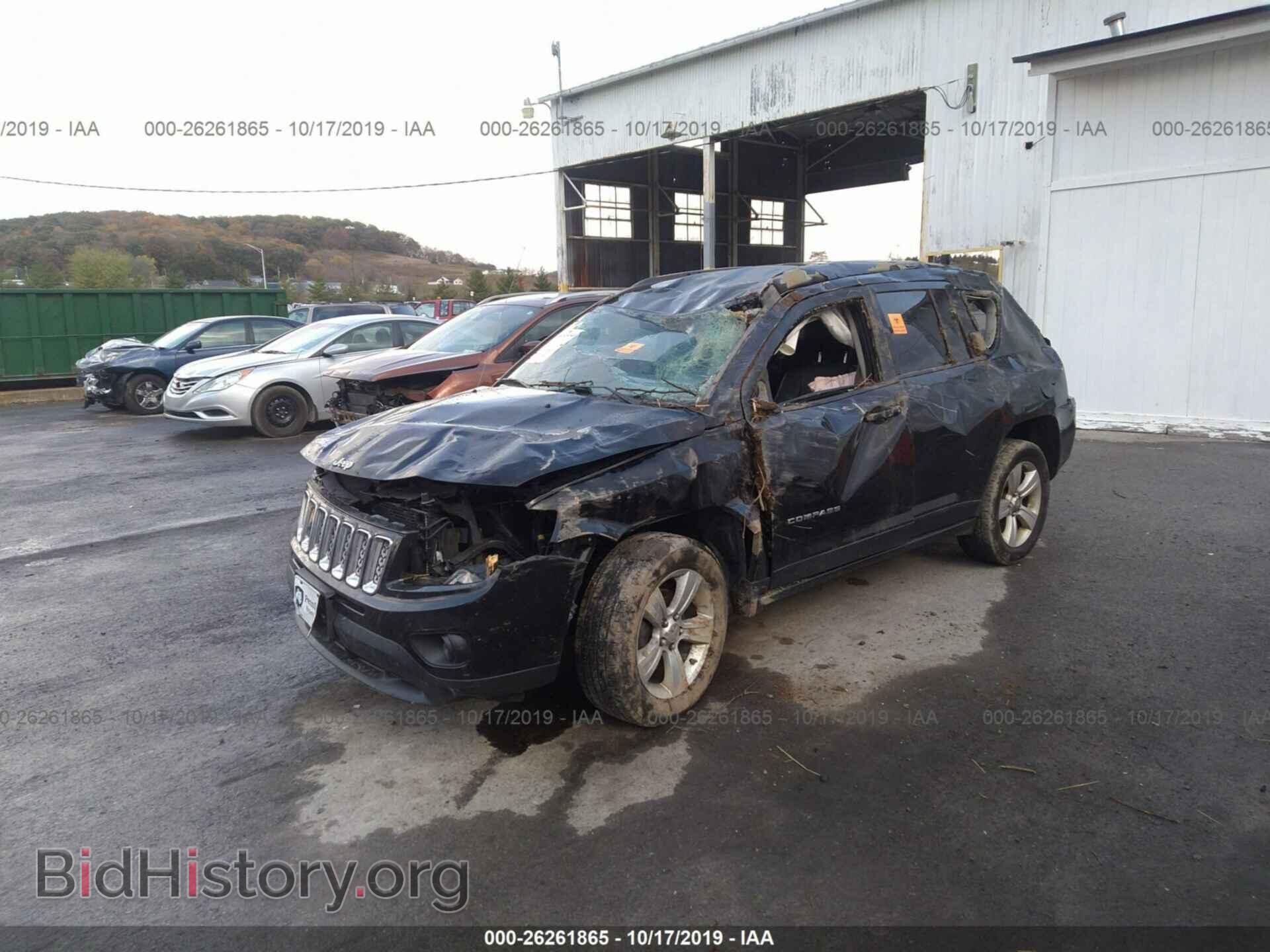 2014 JEEP COMPASS - VIN: 1C4NJDEB5ED869567 - Фото 2