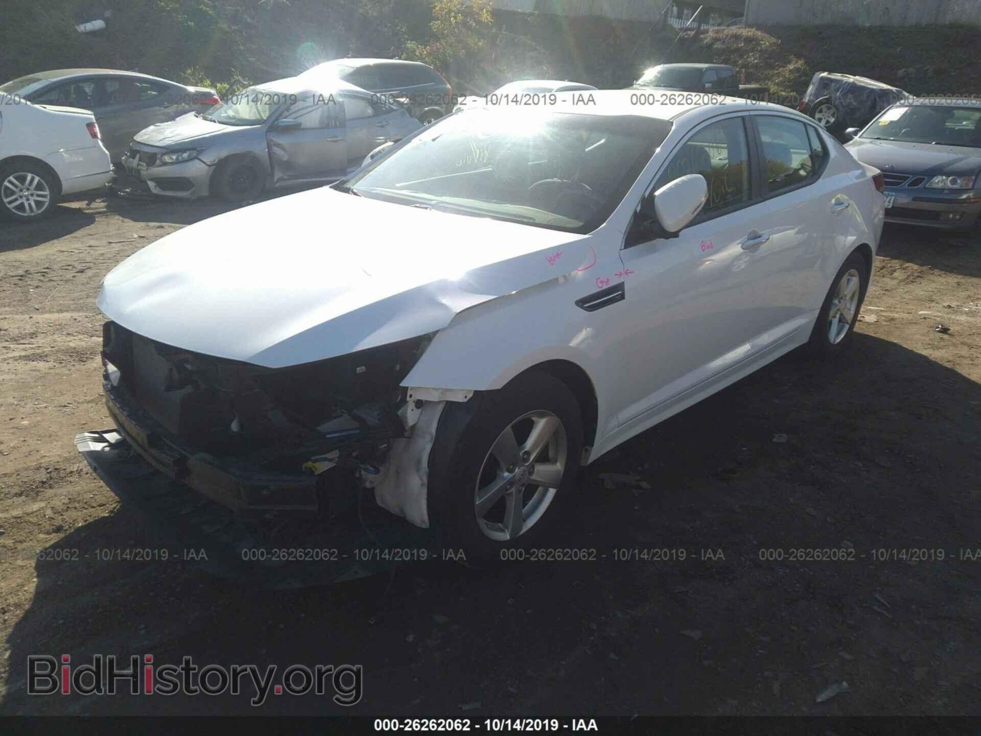 2015 KIA OPTIMA - VIN: KNAGM4A77F5649096 - Фото 2