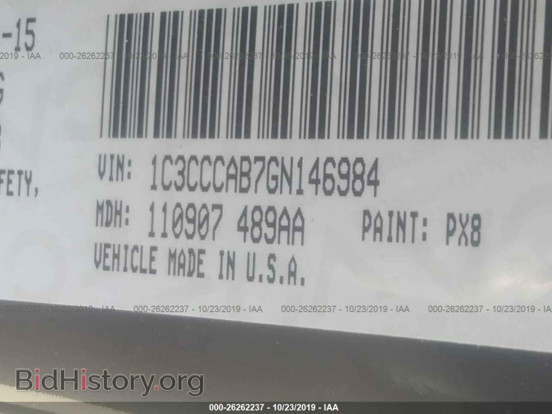 2016 CHRYSLER 200 - VIN: 1C3CCCAB7GN146984 - Photo 9