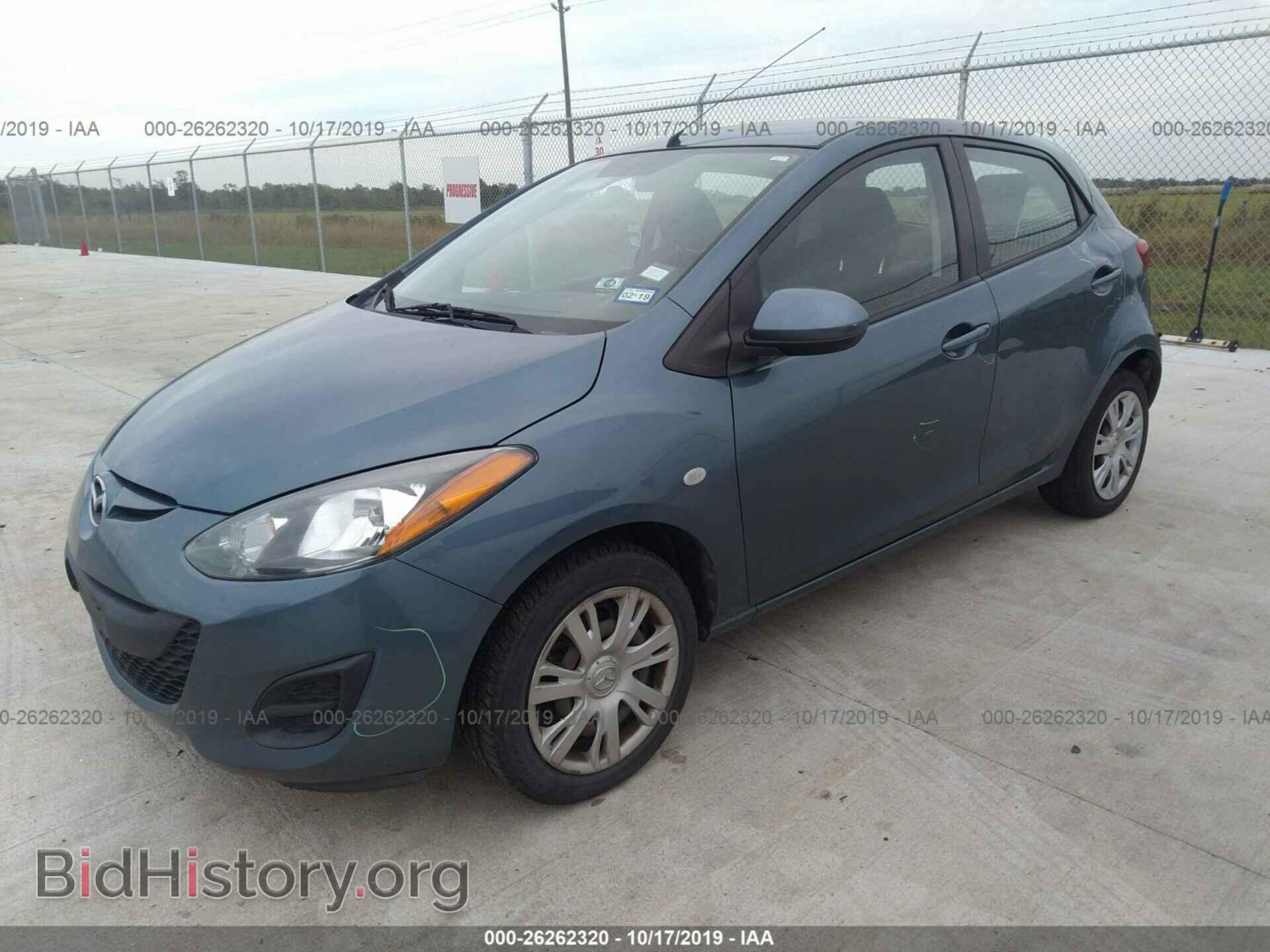 2014 MAZDA MAZDA2 - VIN: JM1DE1KY4E0187875 - Фото 2