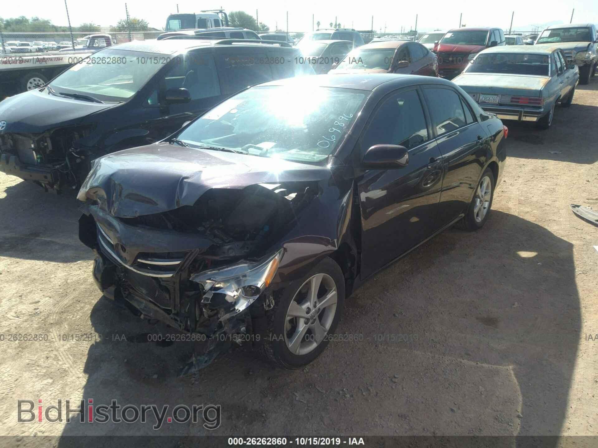 2013 TOYOTA COROLLA - VIN: 2T1BU4EE0DC069856 - Фото 2
