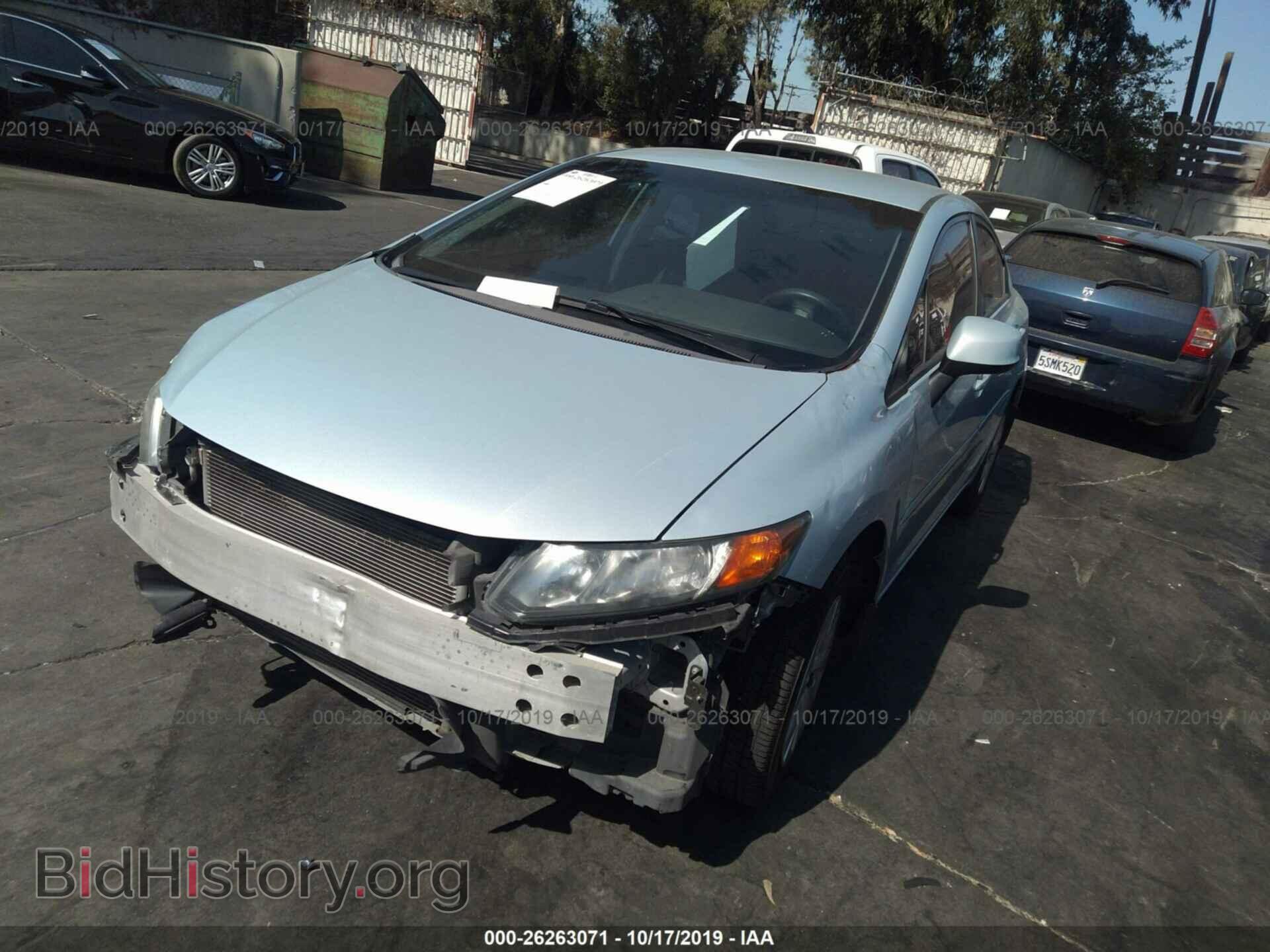 2012 HONDA CIVIC - VIN: 19XFB2F5XCE371620 - Фото 2