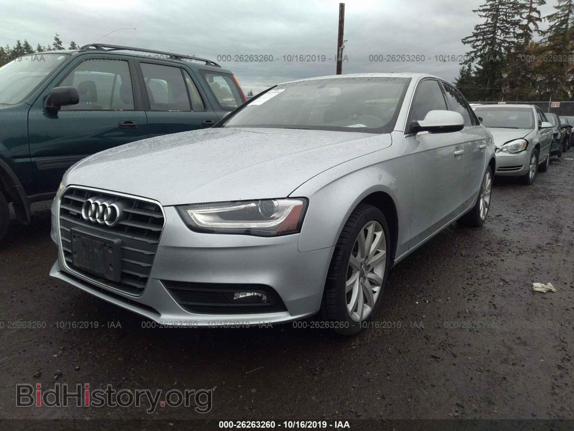 2013 AUDI A4 - VIN: WAUFFAFL8DN047007 - Photo 2