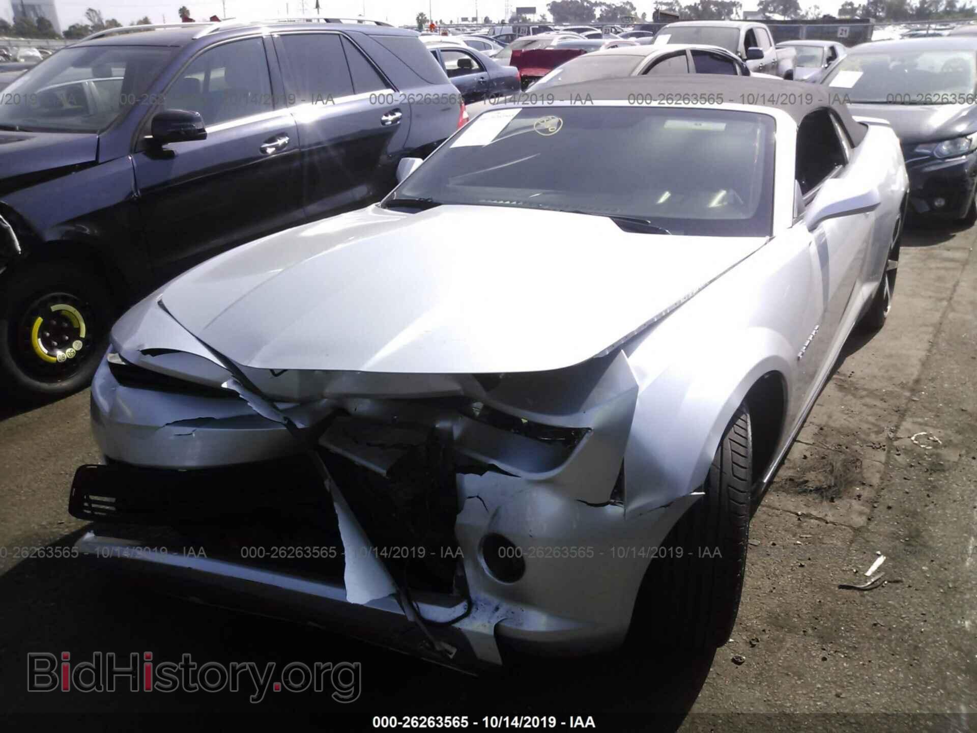 2015 CHEVROLET CAMARO - VIN: 2G1FD3D36F9286741 - Фото 2