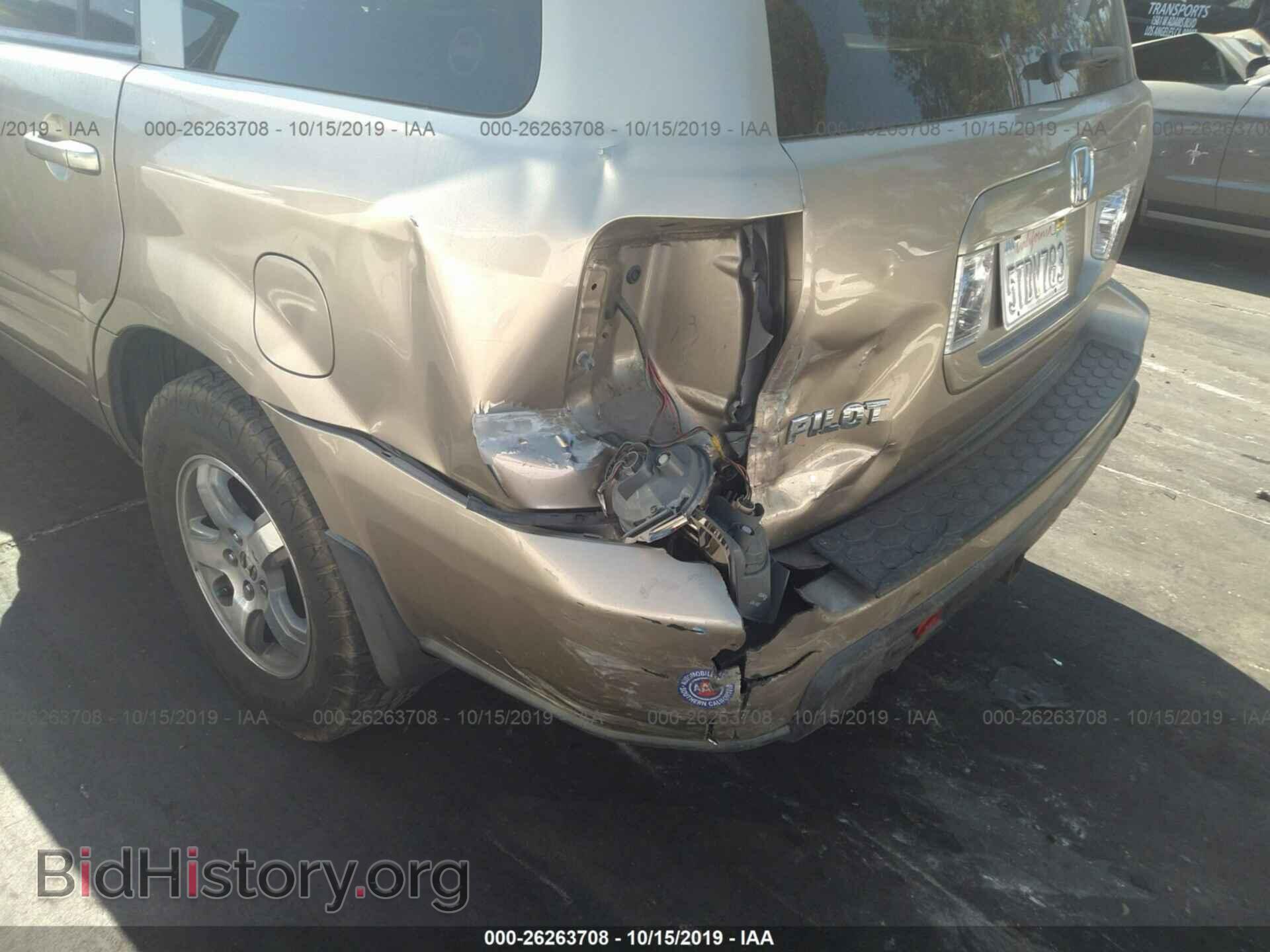 2006 HONDA PILOT - VIN: 5FNYF28536B011663 - Photo 6