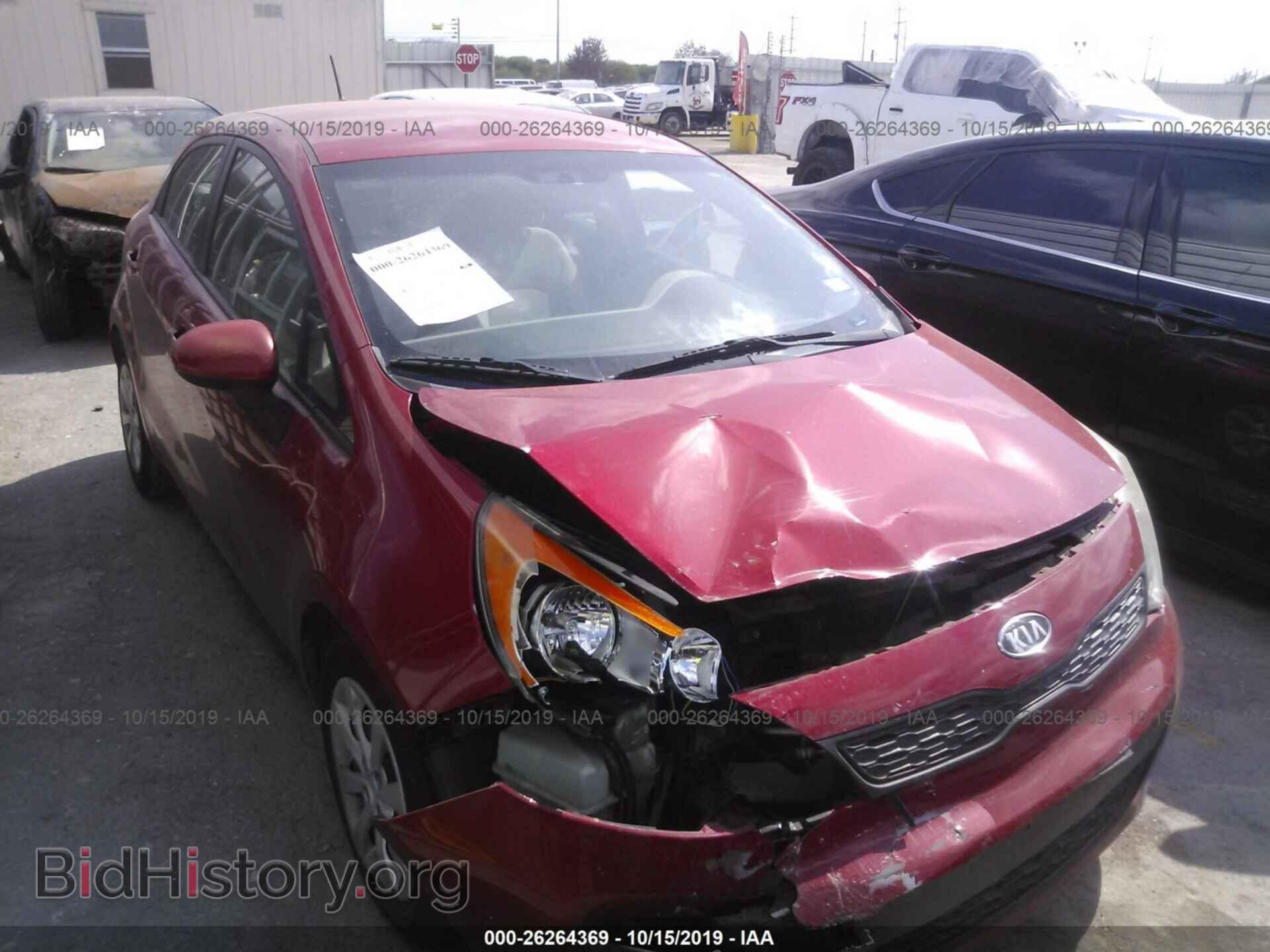 Фотография KNADM5A3XC6013185 - KIA RIO 2012