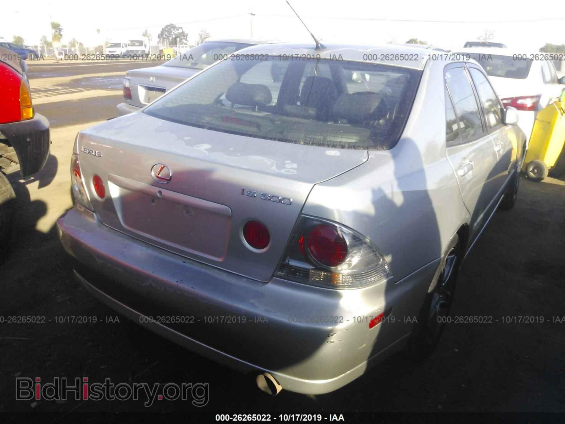 2001 LEXUS IS - VIN: JTHBD182410022737 - Фото 4