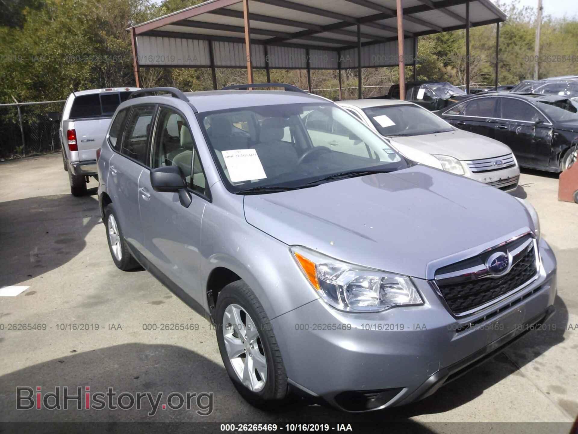 Photo JF2SJABC2FH447492 - SUBARU FORESTER 2015