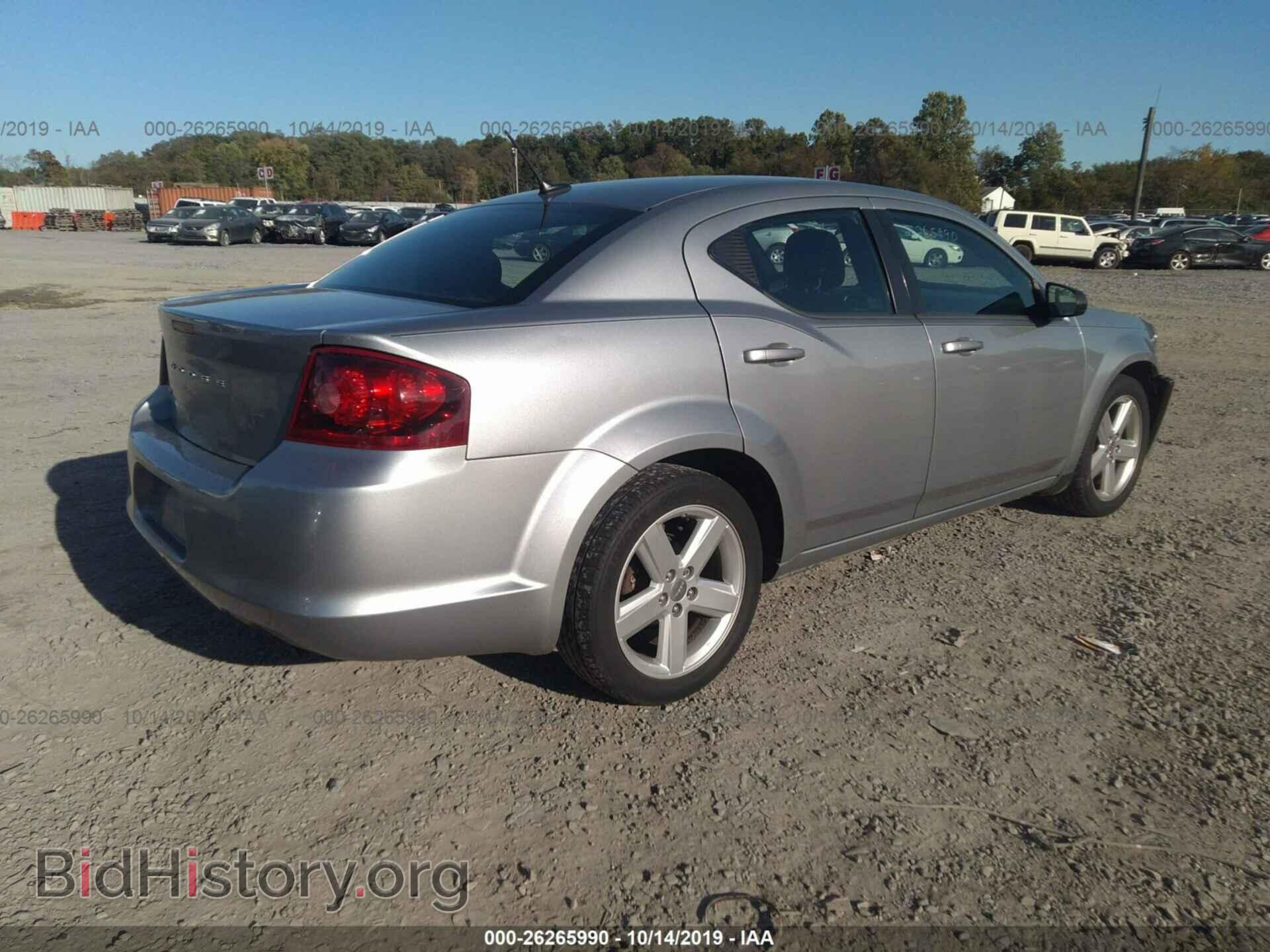 2013 DODGE AVENGER - VIN: 1C3CDZAB0DN519455 - Фото 4
