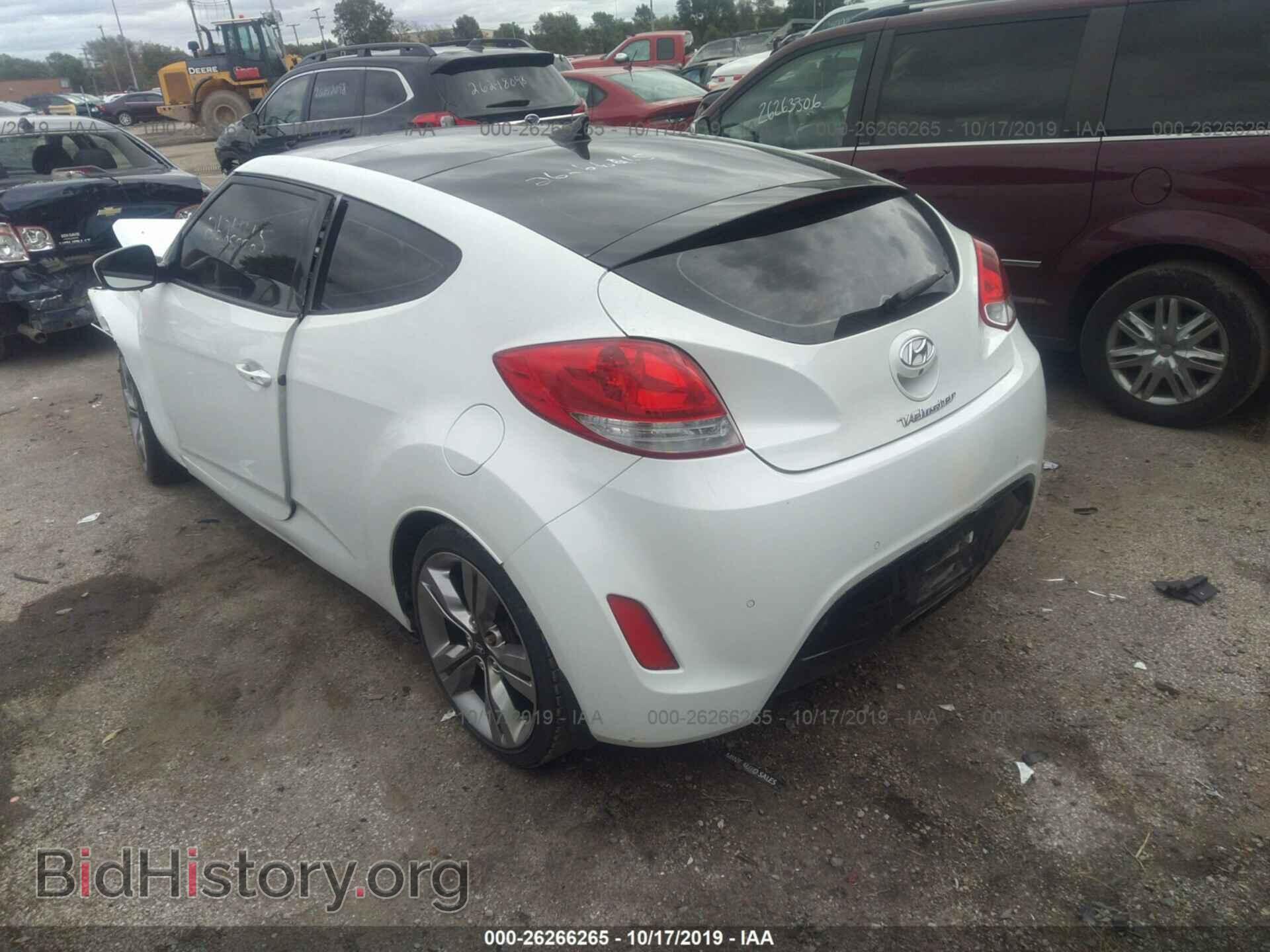 2013 HYUNDAI VELOSTER - VIN: KMHTC6AD7DU110045 - Фото 3