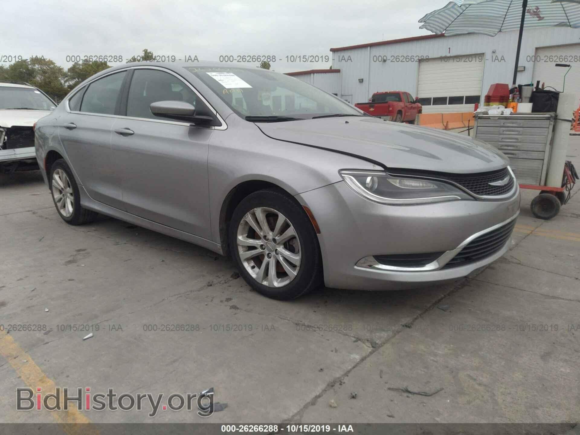 Фотография 1C3CCCAGXGN148434 - CHRYSLER 200 2016