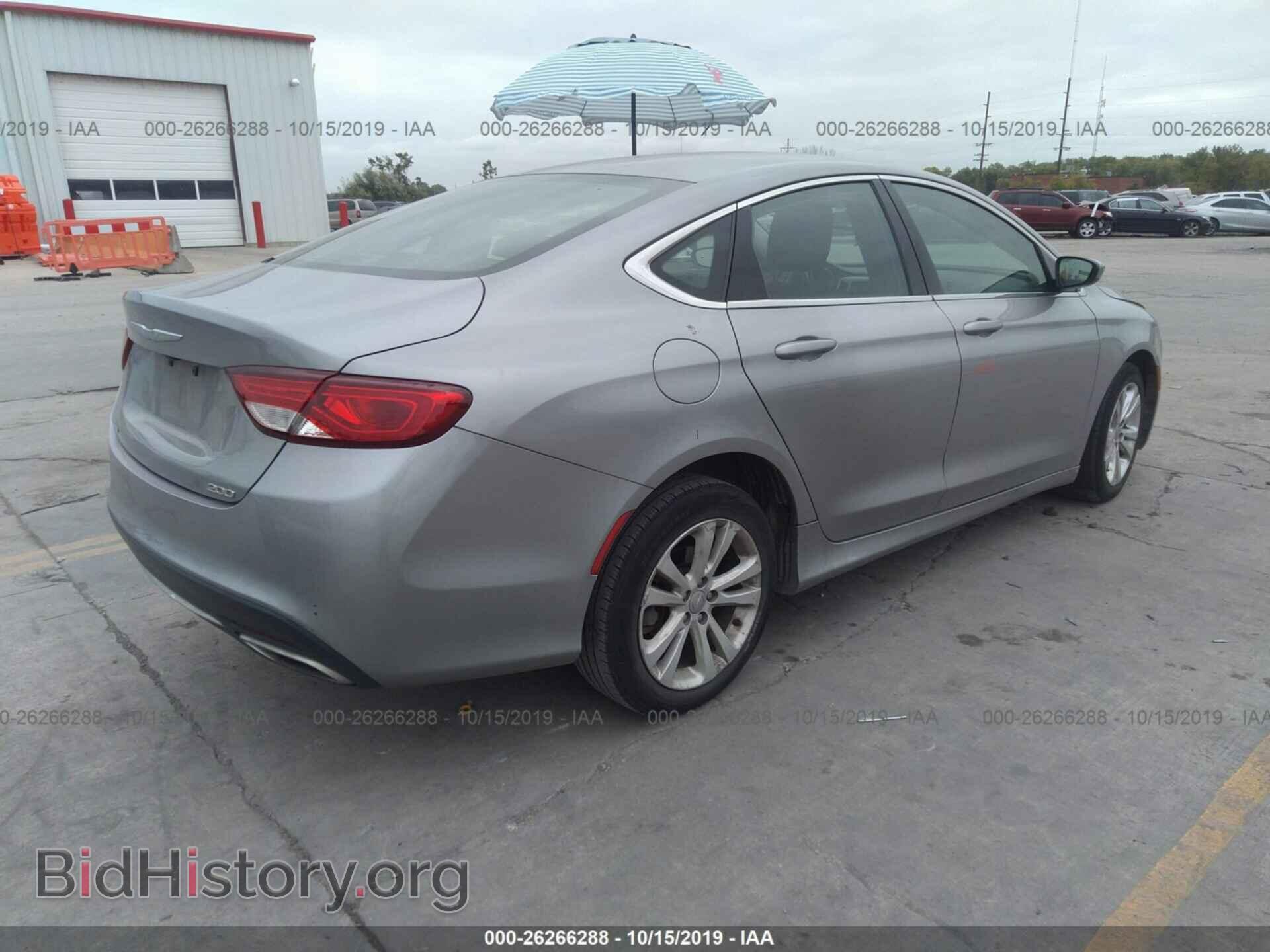 2016 CHRYSLER 200 - VIN: 1C3CCCAGXGN148434 - Фото 4