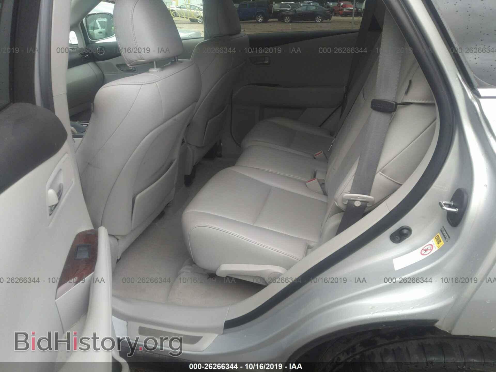 2011 LEXUS RX - VIN: 2T2BK1BA1BC099155 - Фото 8