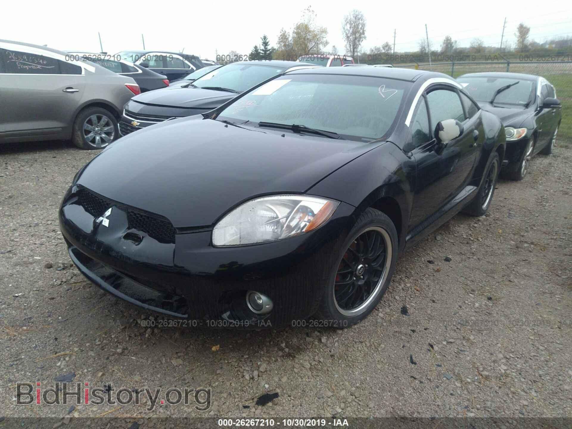2007 MITSUBISHI ECLIPSE - VIN: 4A3AK34T07E044059 - Фото 2
