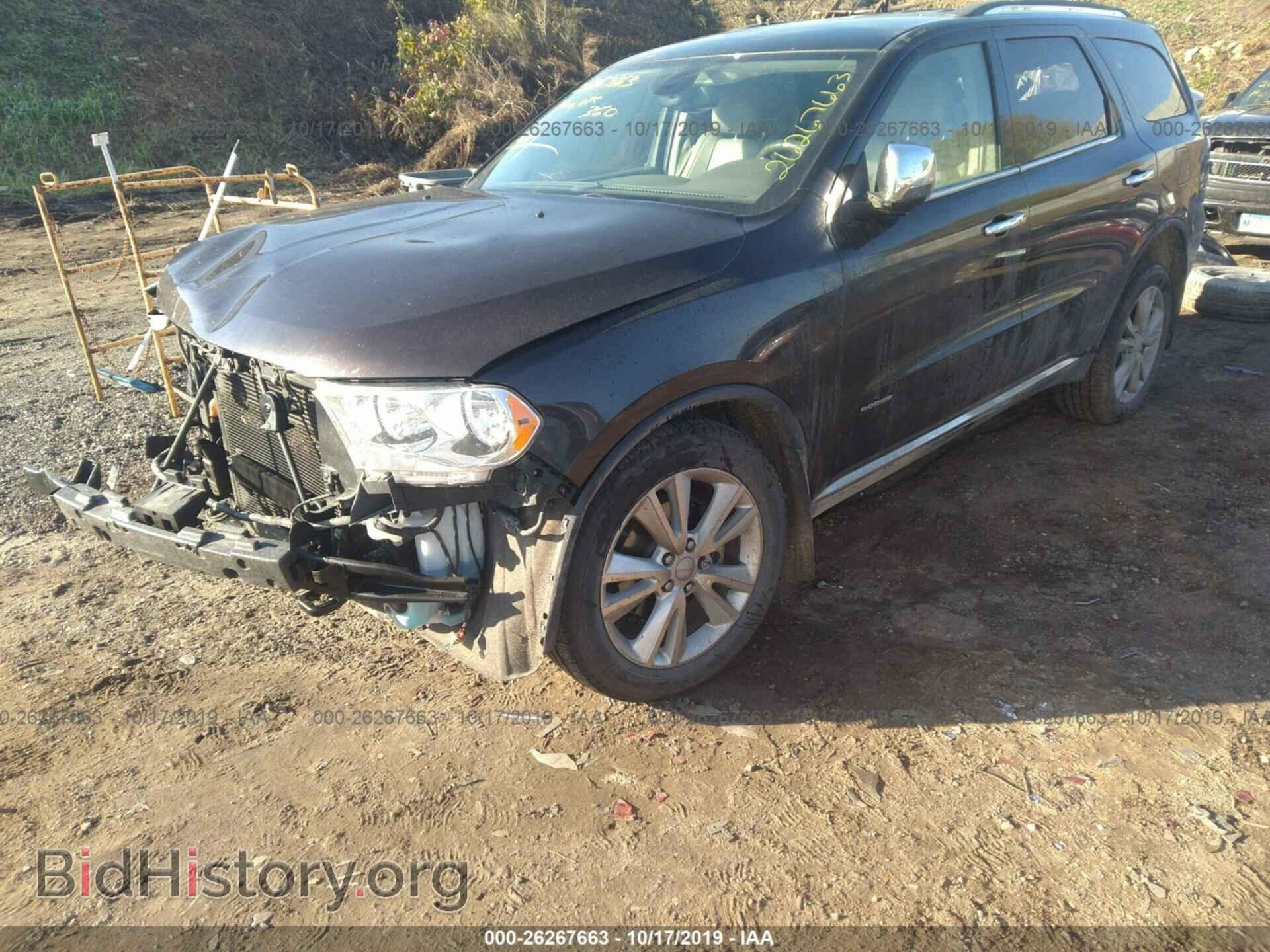 2012 DODGE DURANGO - VIN: 1C4RDJDG3CC237996 - Фото 2