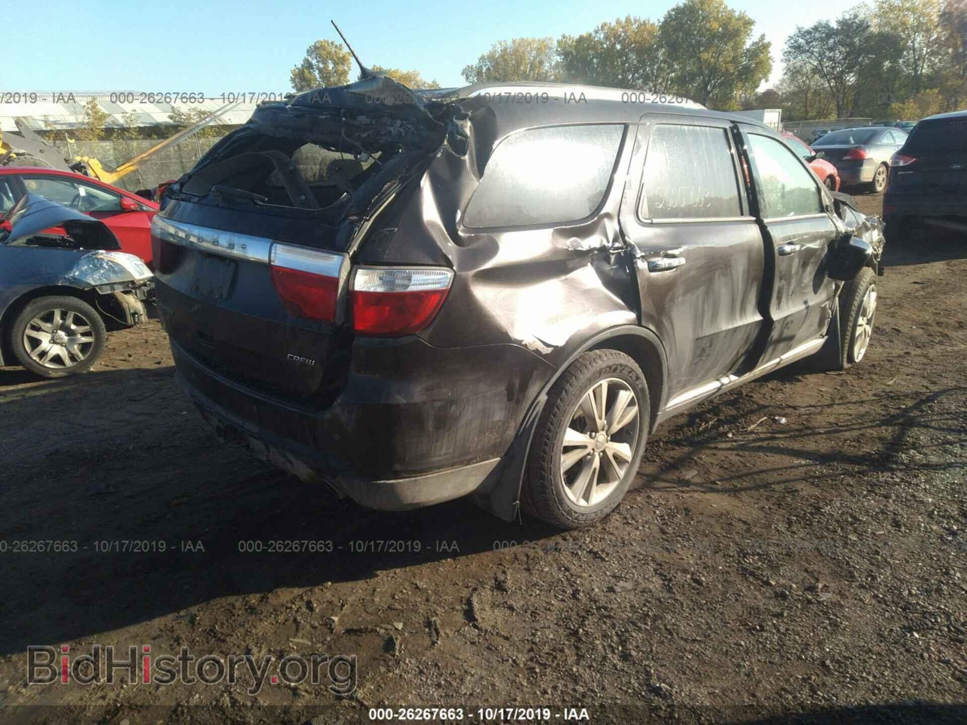 2012 DODGE DURANGO - VIN: 1C4RDJDG3CC237996 - Фото 4