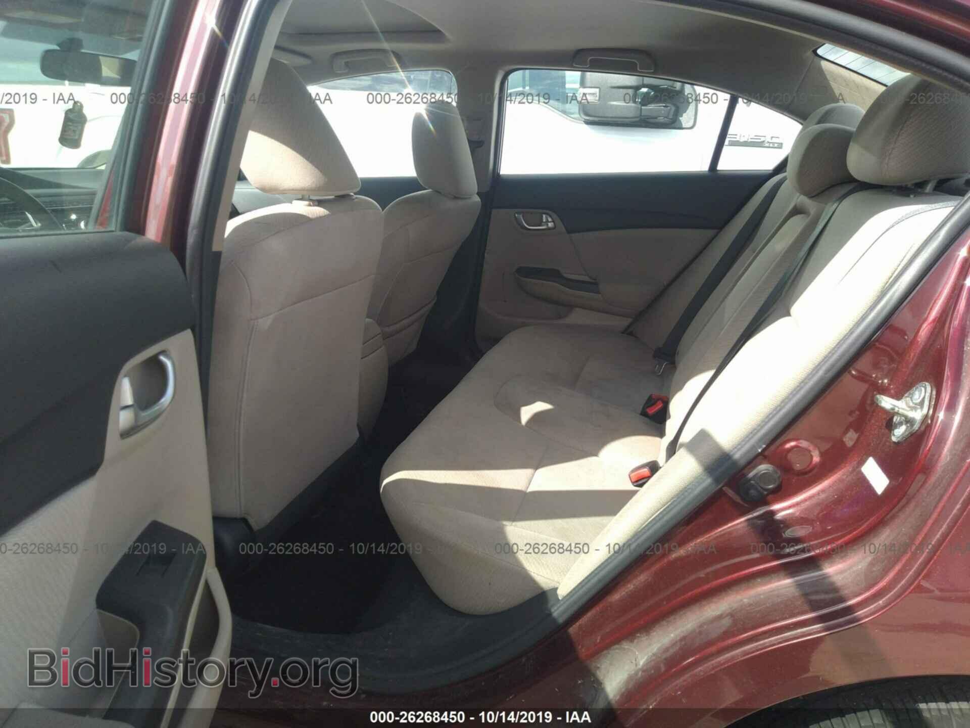 2013 HONDA CIVIC - VIN: 2HGFB2F83DH508687 - Фото 8