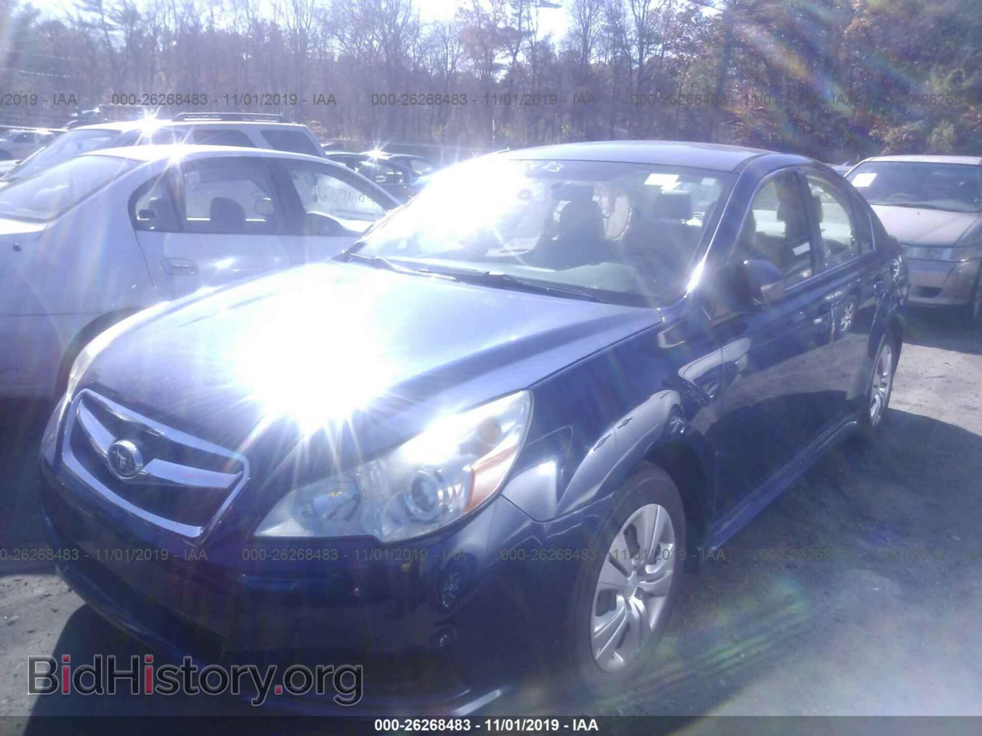 2011 SUBARU LEGACY - VIN: 4S3BMBA66B3213953 - Фото 2