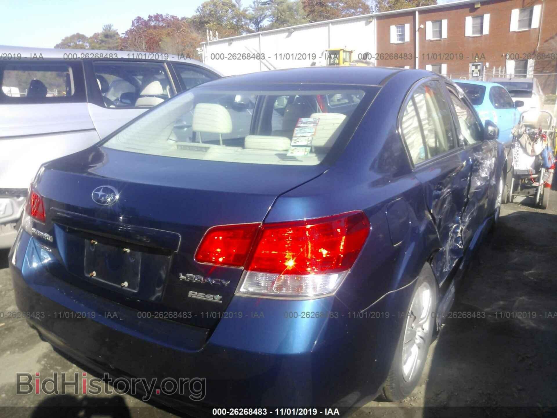 2011 SUBARU LEGACY - VIN: 4S3BMBA66B3213953 - Фото 4