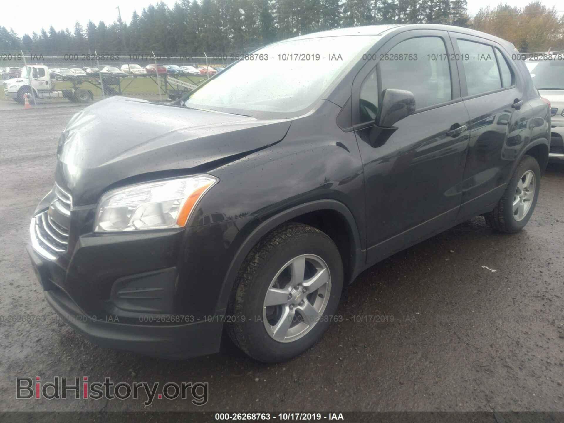 2015 CHEVROLET TRAX - VIN: KL7CJPSB2FB208246 - Фото 2