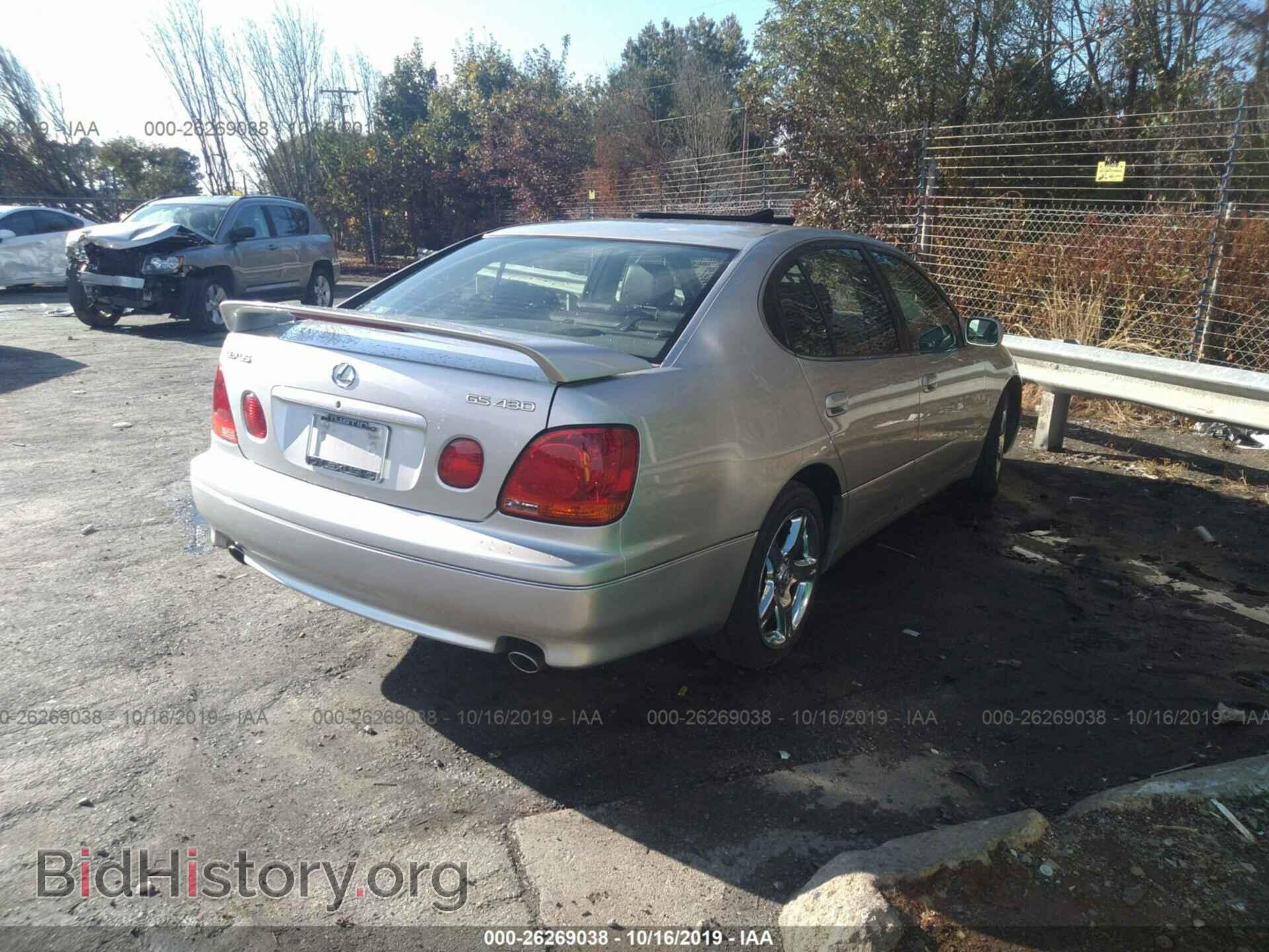 2002 LEXUS GS - VIN: JT8BL69SX20009961 - Фото 4