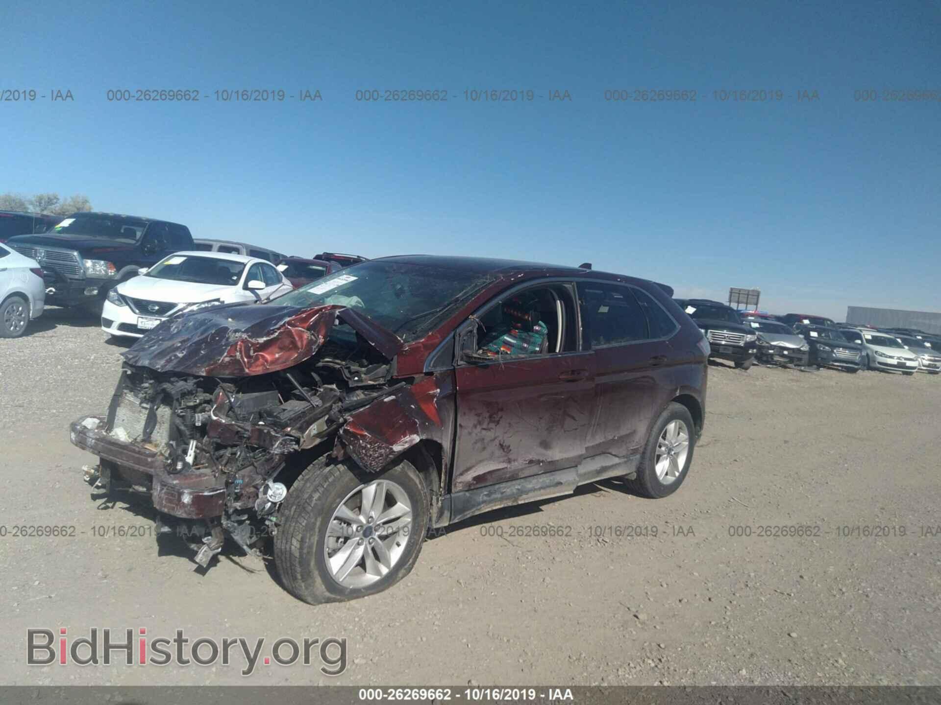 2016 FORD EDGE - VIN: 2FMPK4J80GBB84641 - Фото 2