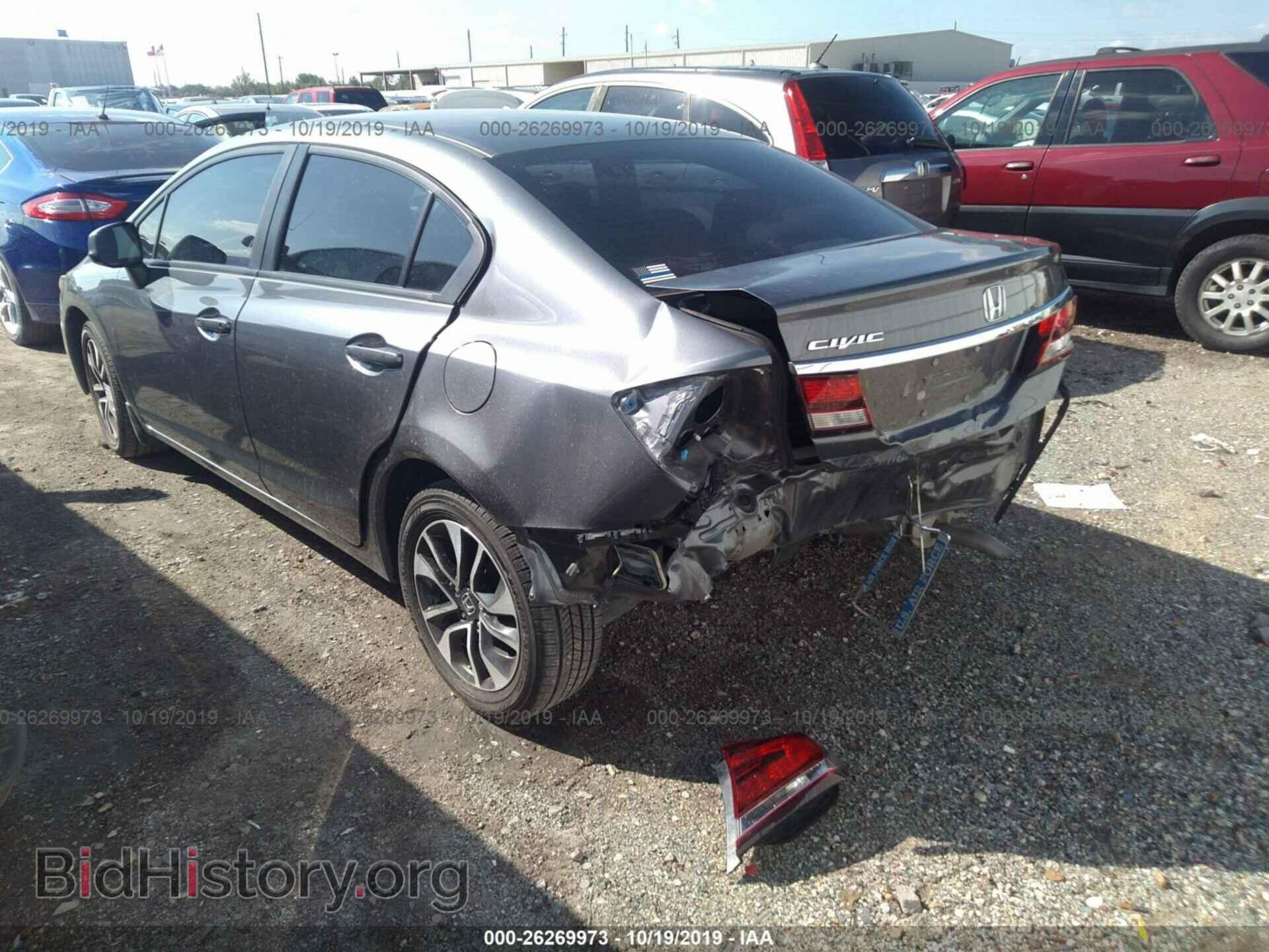 2013 HONDA CIVIC - VIN: 19XFB2F81DE065207 - Фото 3