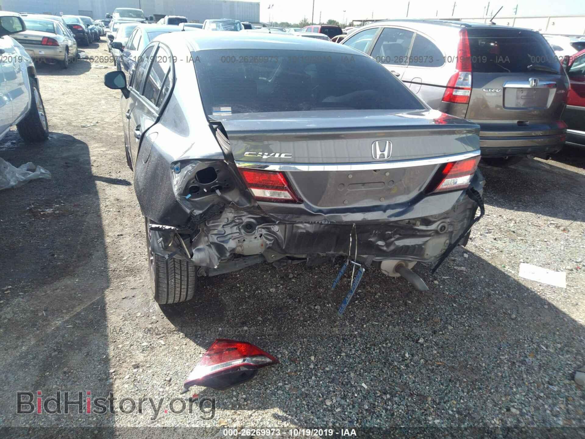 2013 HONDA CIVIC - VIN: 19XFB2F81DE065207 - Фото 6