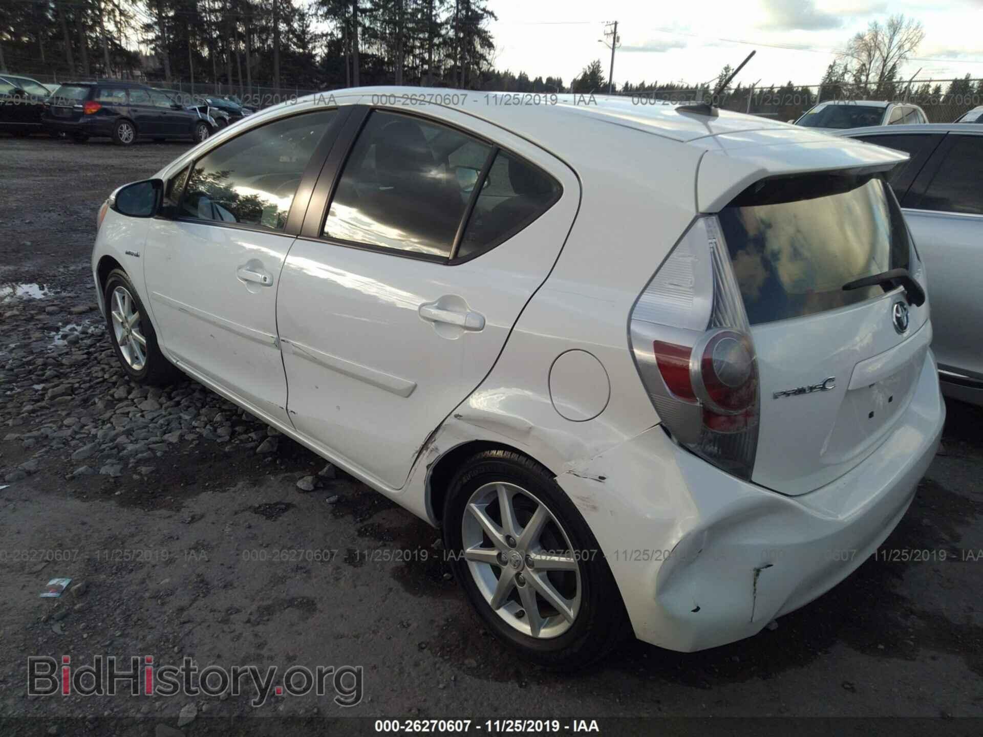 2012 TOYOTA PRIUS C - VIN: JTDKDTB33C1017654 - Фото 3
