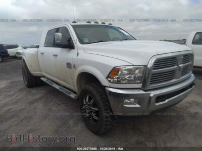 2012 Dodge RAM 3500 Longhorn, white — VIN 3C63DRNL2CG302972, IAAI