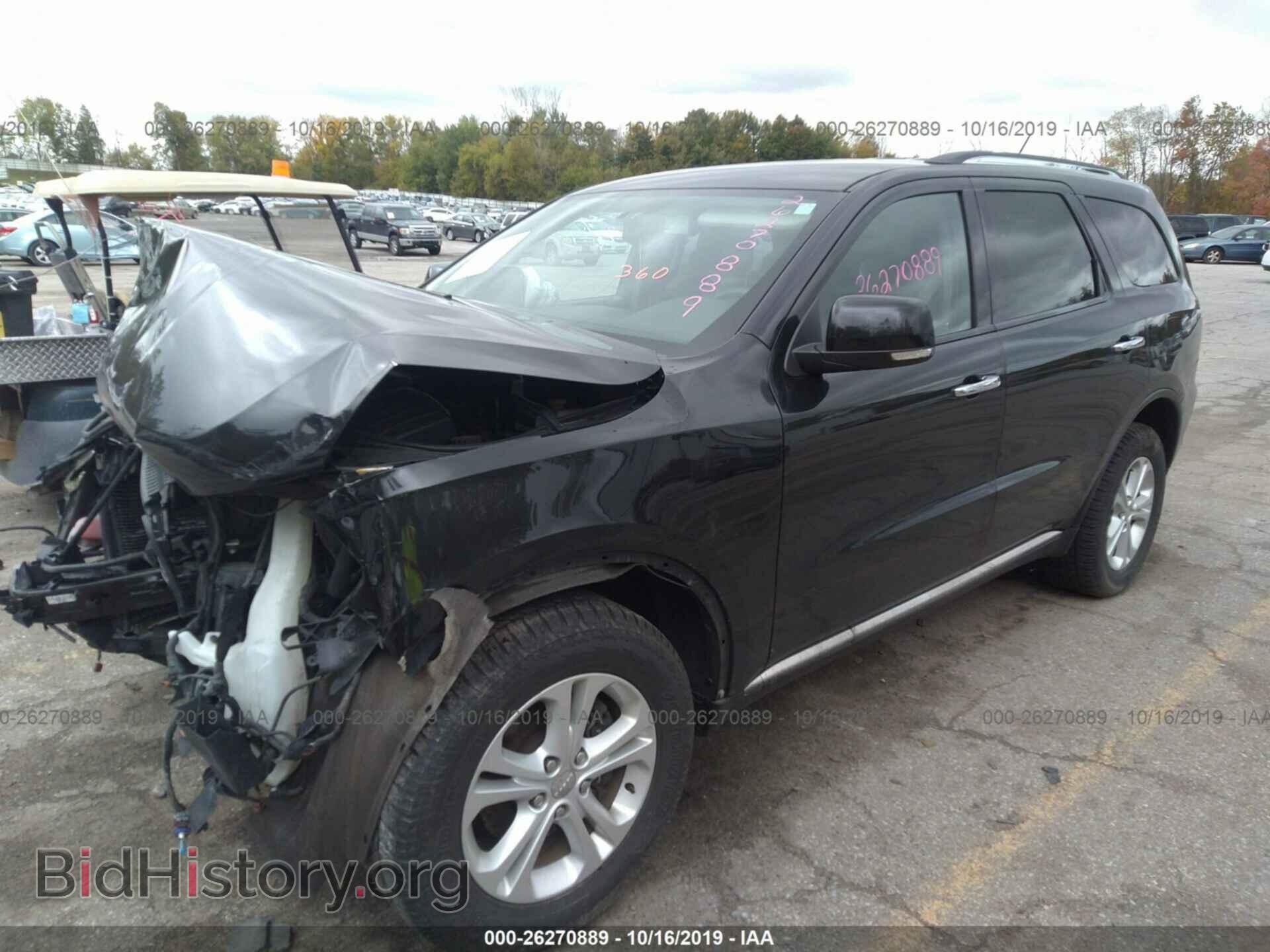 2013 DODGE DURANGO - VIN: 1C4RDJDG5DC614040 - Фото 2