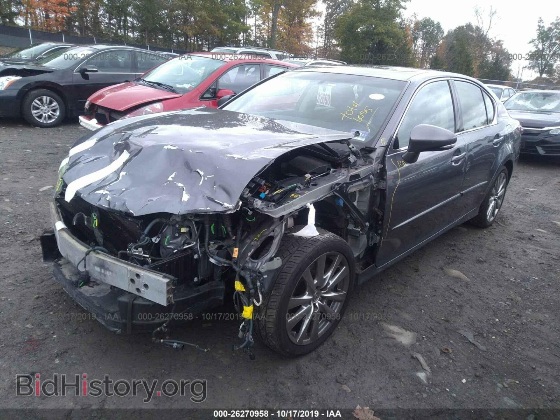 2013 LEXUS GS - VIN: JTHCE1BL1D5003069 - Фото 2
