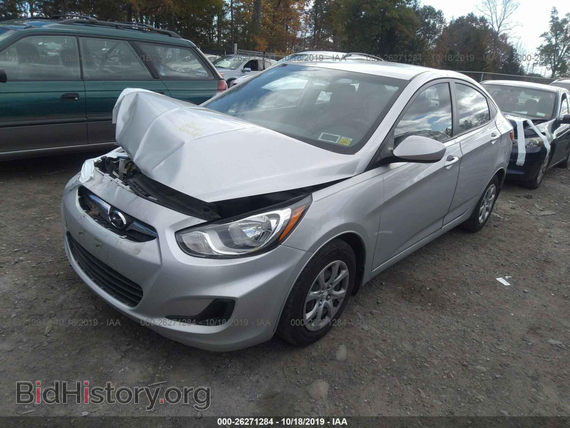 2013 HYUNDAI ACCENT - VIN: KMHCT4AE5DU563805 - Фото 2