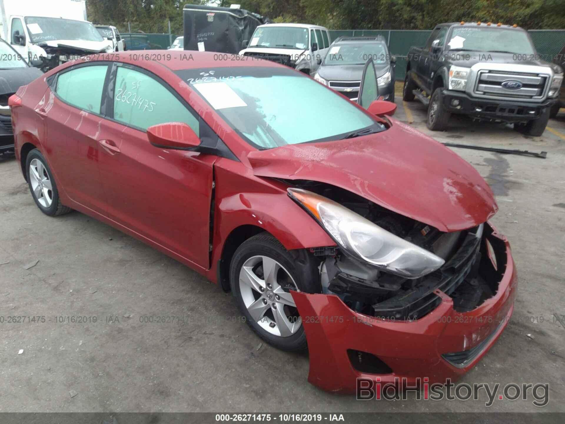 Фотография KMHDH4AE0CU446394 - HYUNDAI ELANTRA 2012