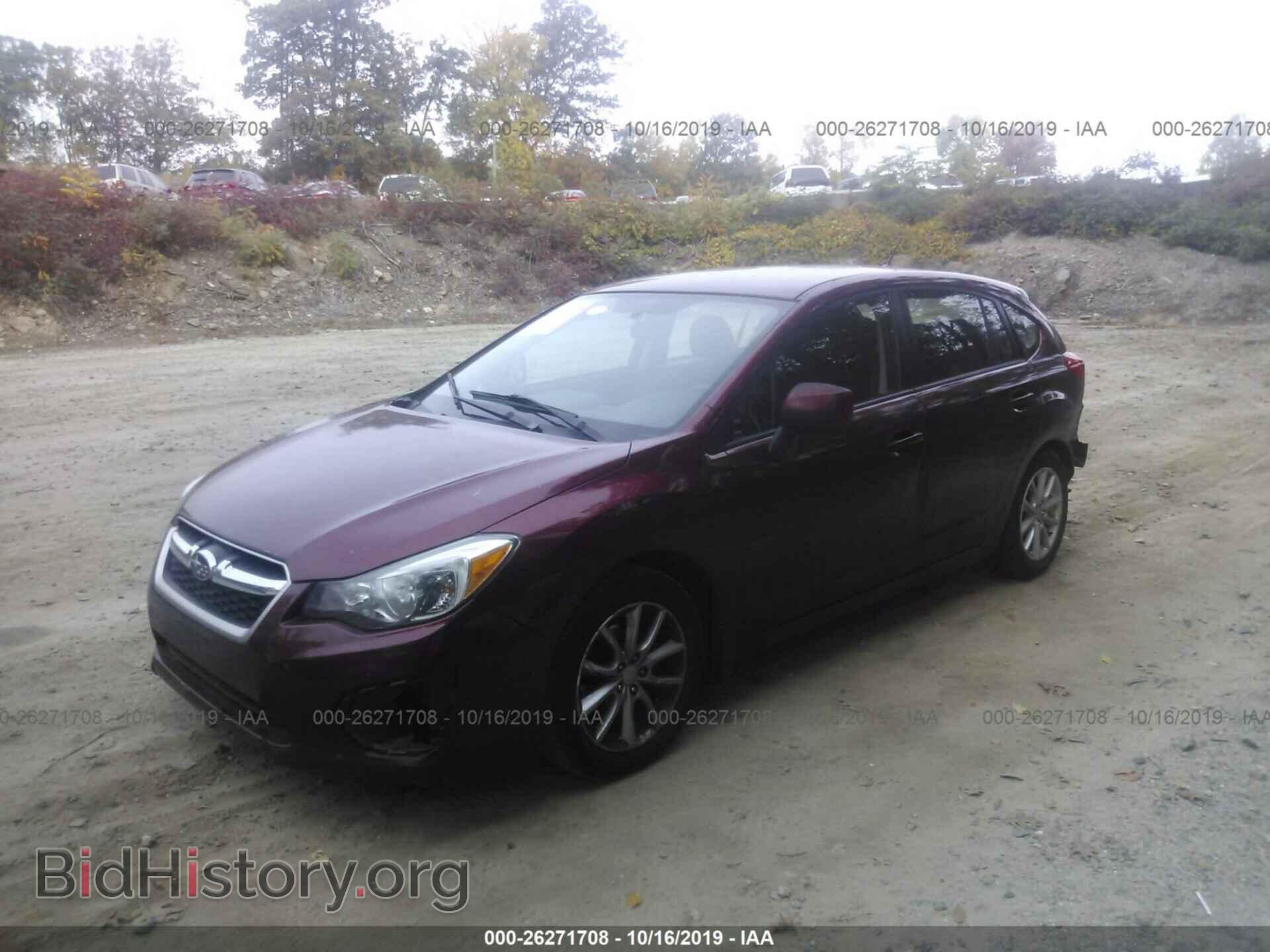 2012 SUBARU IMPREZA - VIN: JF1GPAC67CH214947 - Фото 2