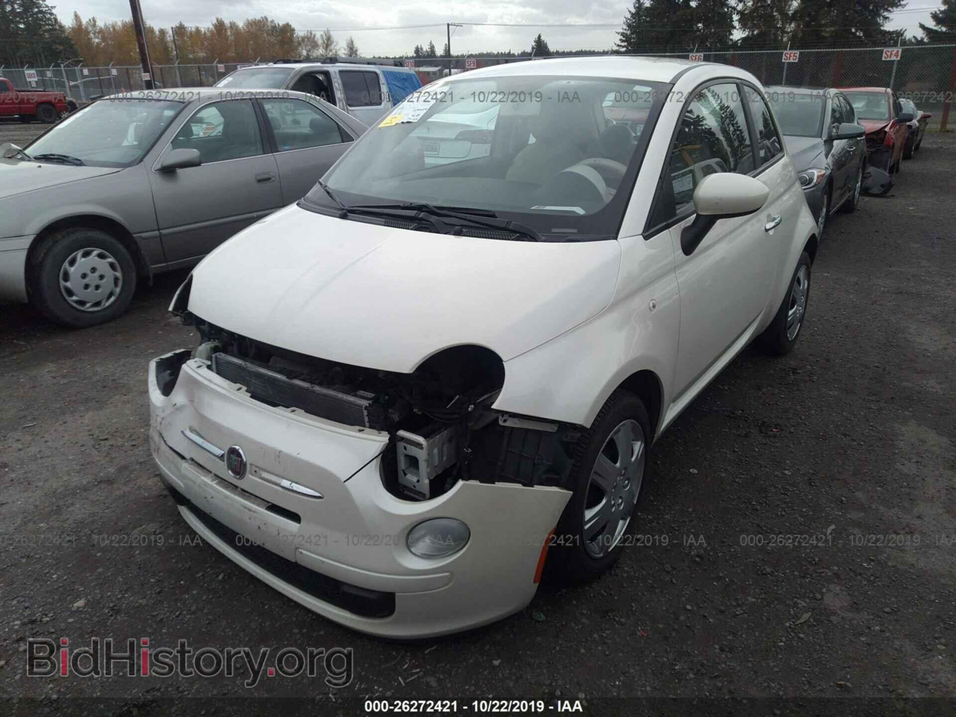 2012 FIAT 500 - VIN: 3C3CFFAR4CT330733 - Фото 2