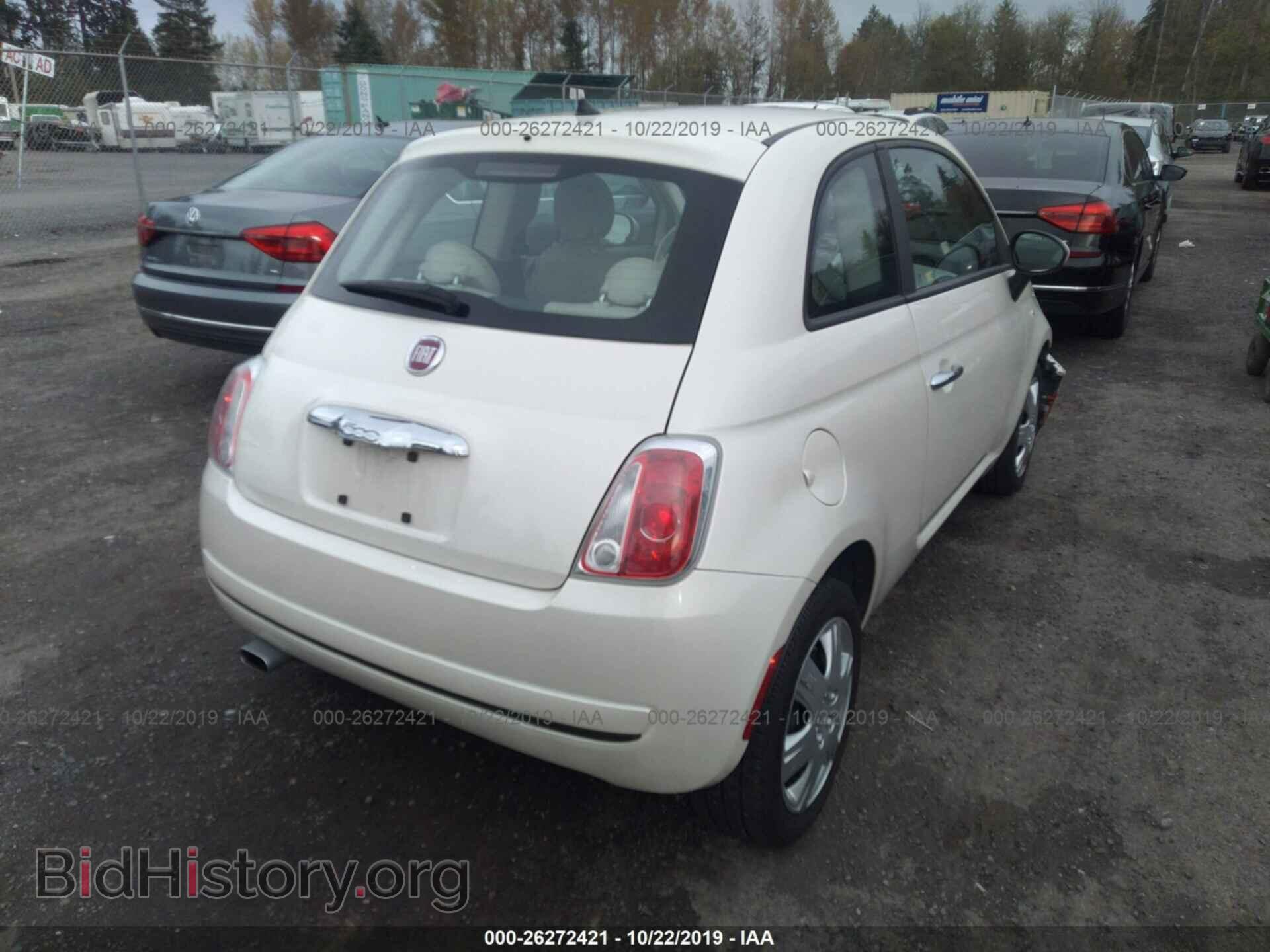 2012 FIAT 500 - VIN: 3C3CFFAR4CT330733 - Фото 4