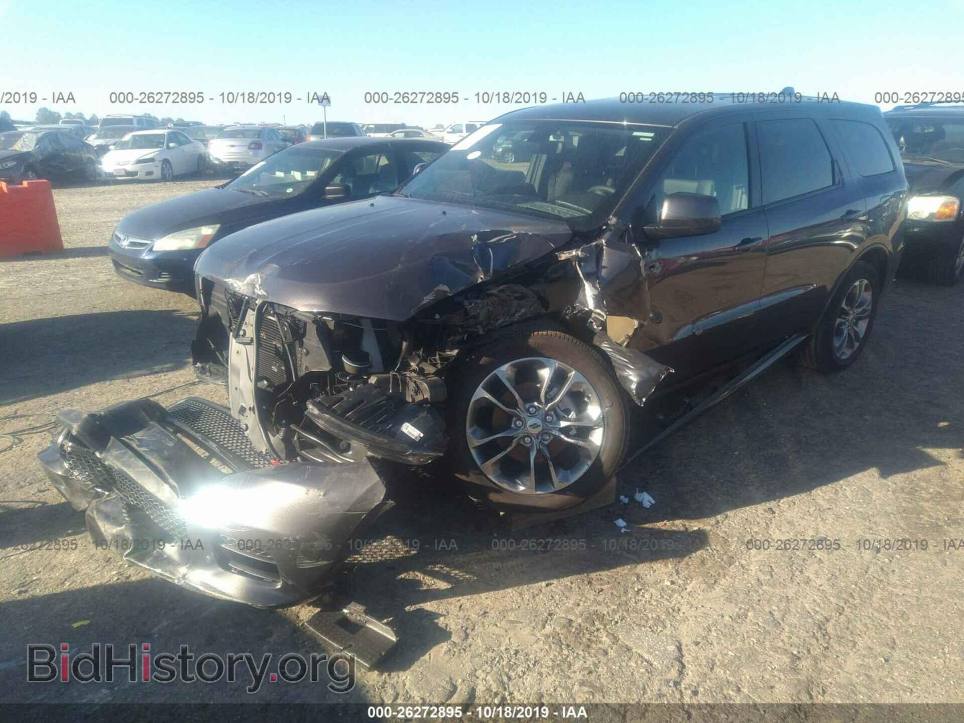 2019 DODGE DURANGO - VIN: 1C4RDHDG9KC721744 - Фото 2