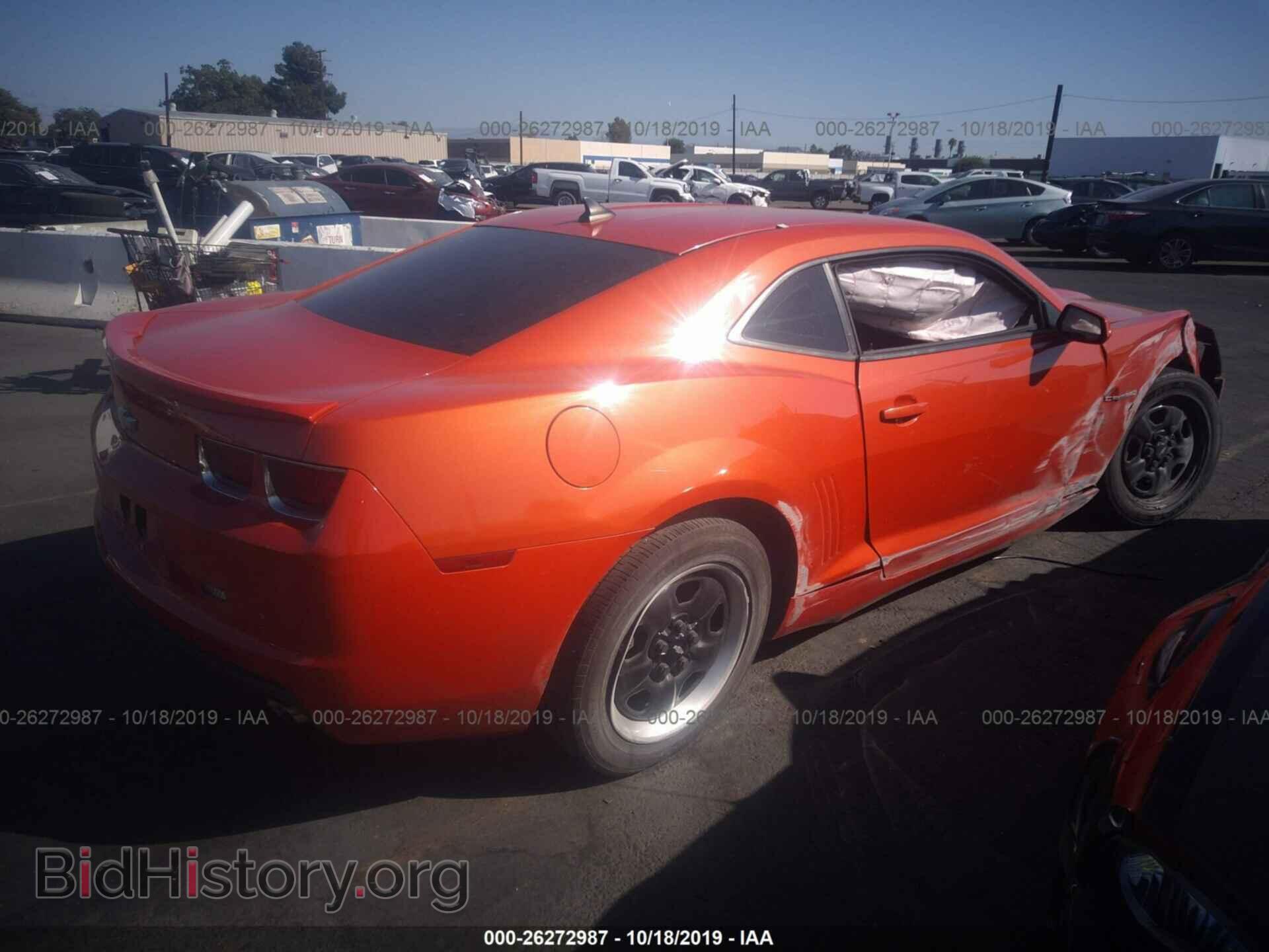 2012 CHEVROLET CAMARO - VIN: 2G1FA1E35C9145294 - Фото 4