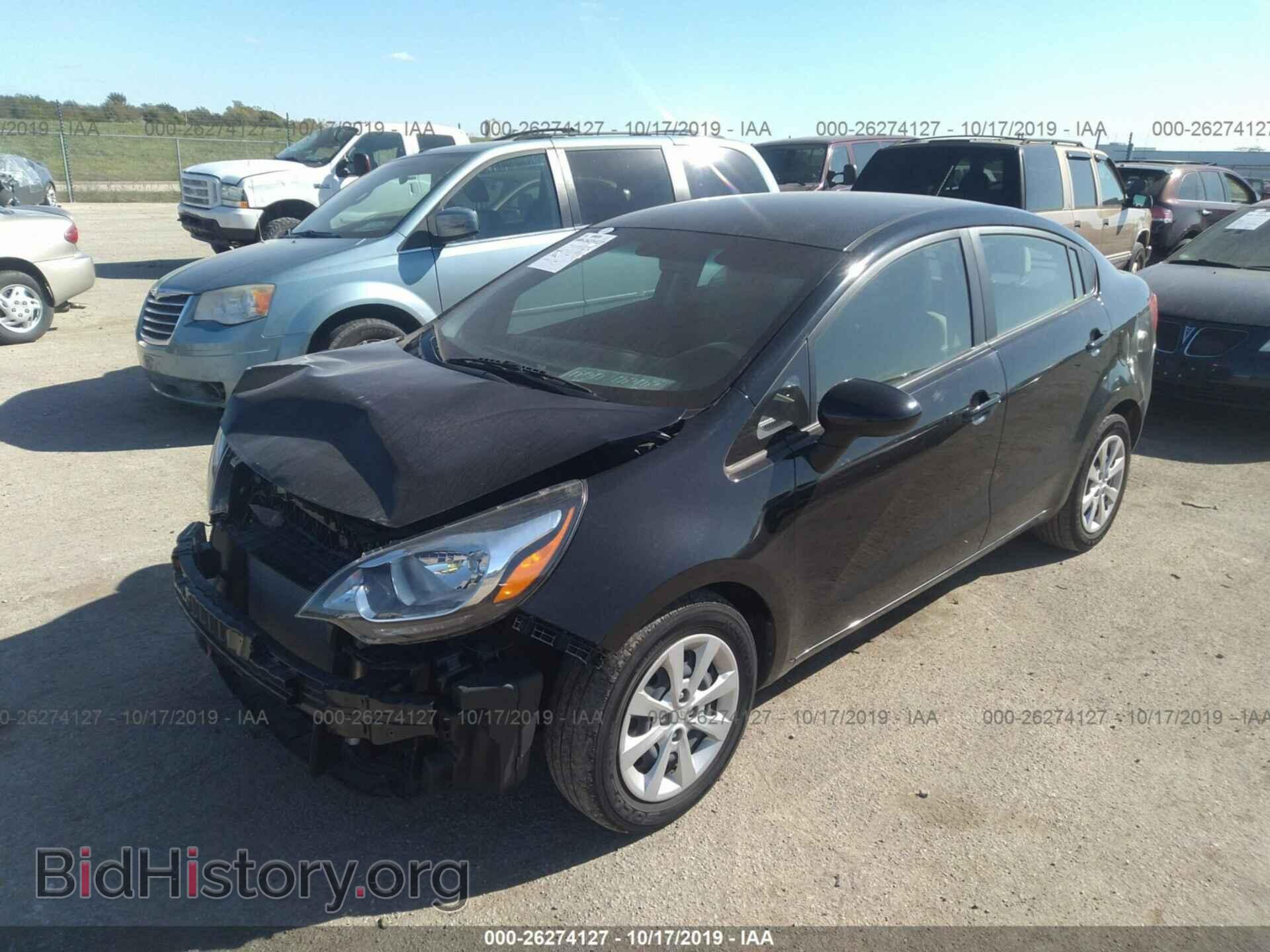 2015 KIA RIO - VIN: KNADM4A39F6503776 - Фото 2